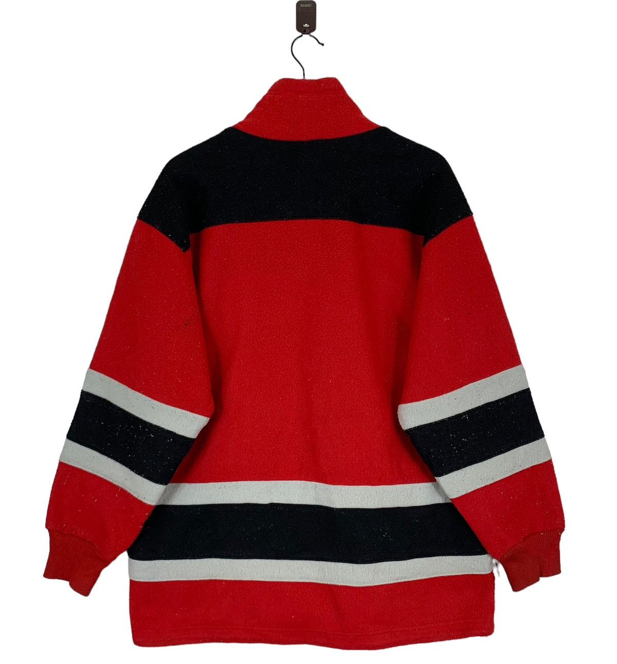 Vintage 90s Adidas Trefoil HipHop Rap Fleece Sweater