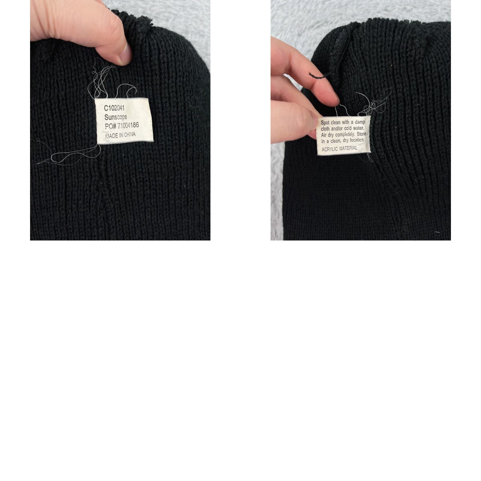 Vintage Harlem Wizards Beanie Black Red Purple Stripe Acrylic Pom Adult One Size Size ONE SIZE - 8 Thumbnail