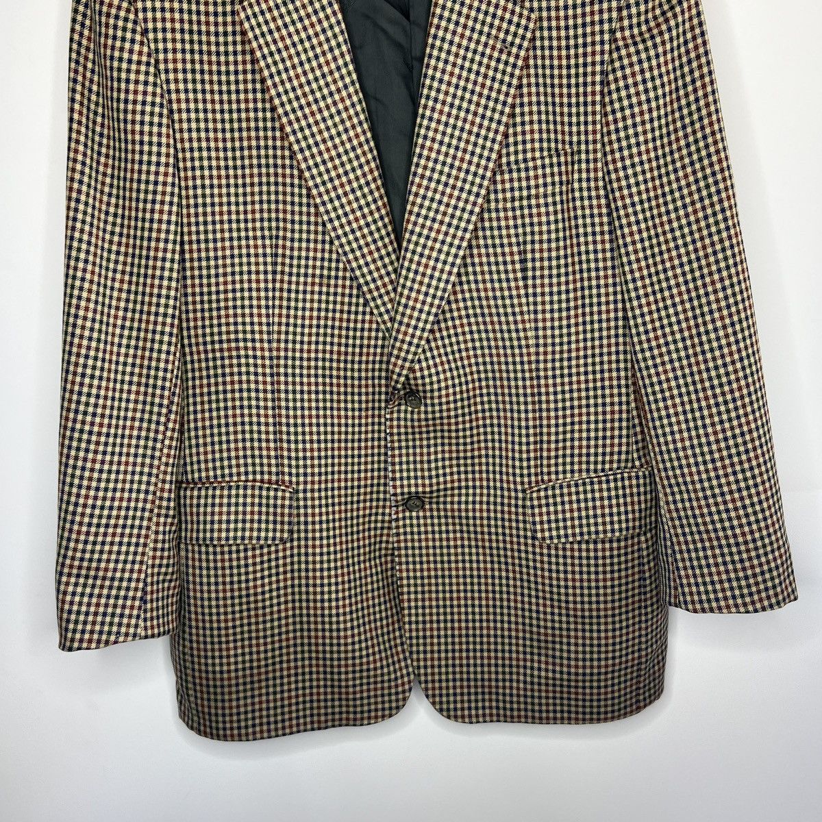Burberry × Designer × Vintage Vintage Burberry Men’s Blazer Jacket Wool Luxury Classic Size 42R - 5 Thumbnail