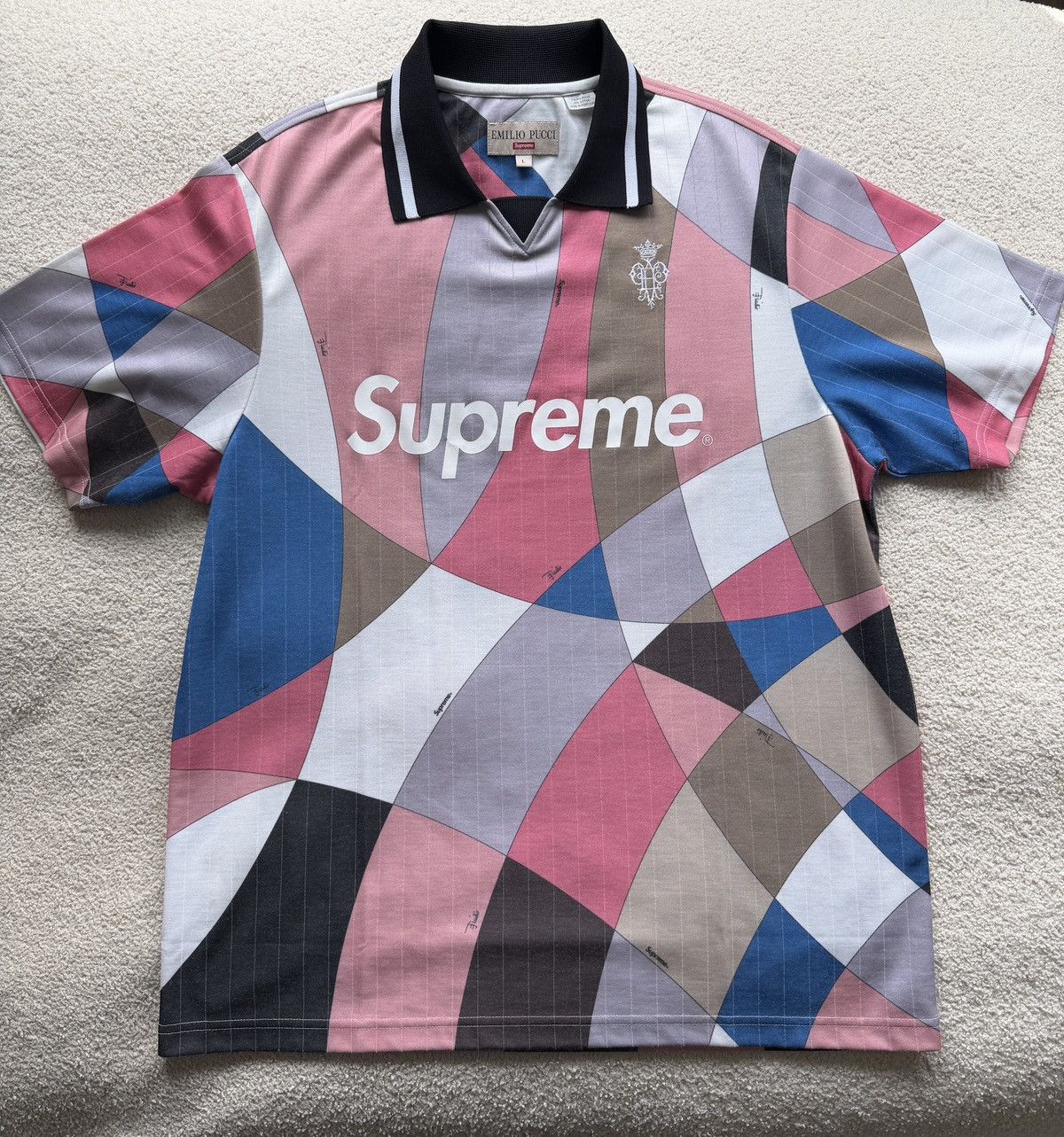 Emilio Pucci × Supreme Supreme Emilio Pucci Soccer Jersey | Grailed