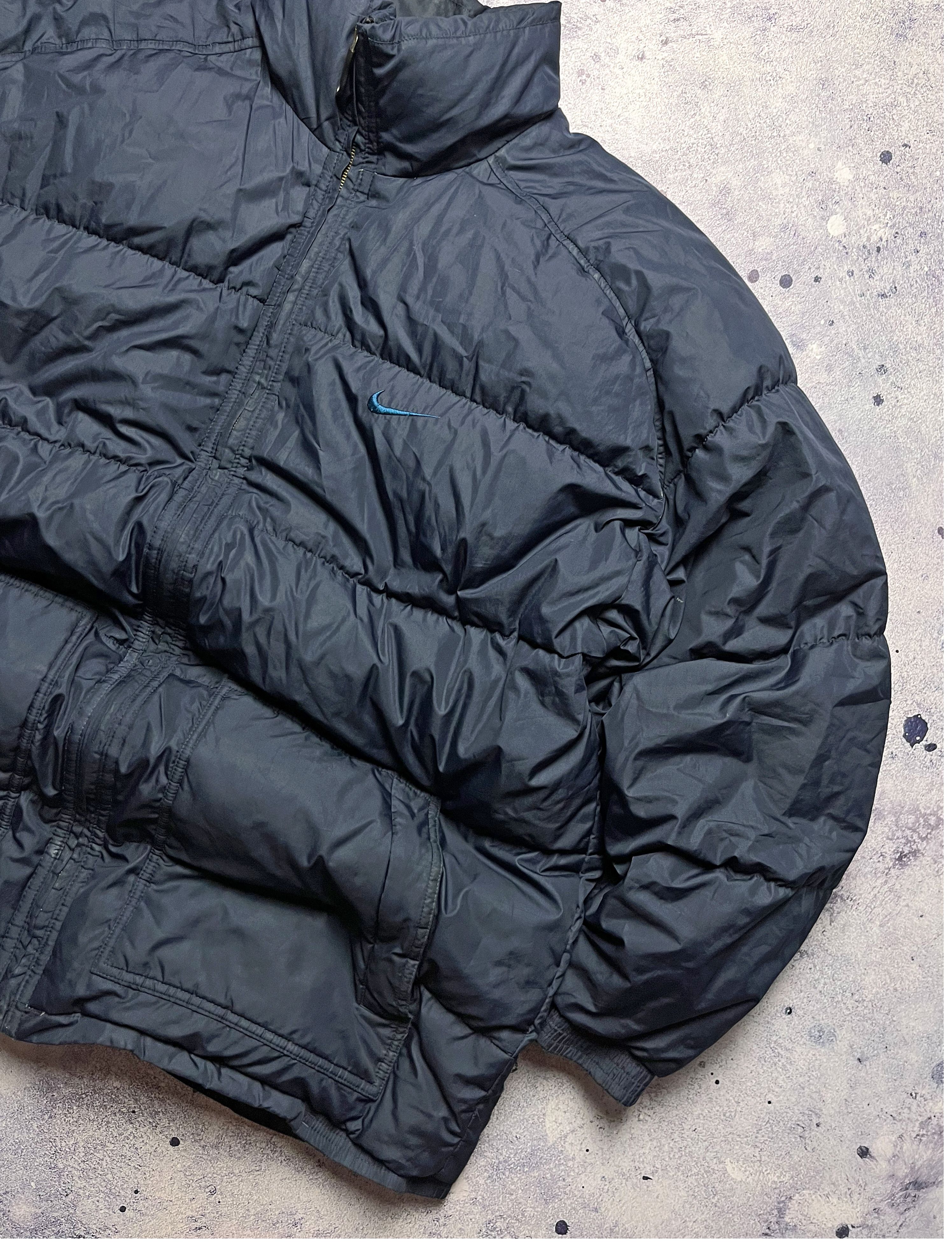 Nike Nike 90's Vintage Oversize Down Puffer Jacket Double Logo Size US XL / EU 56 / 4 - 2 Thumbnail