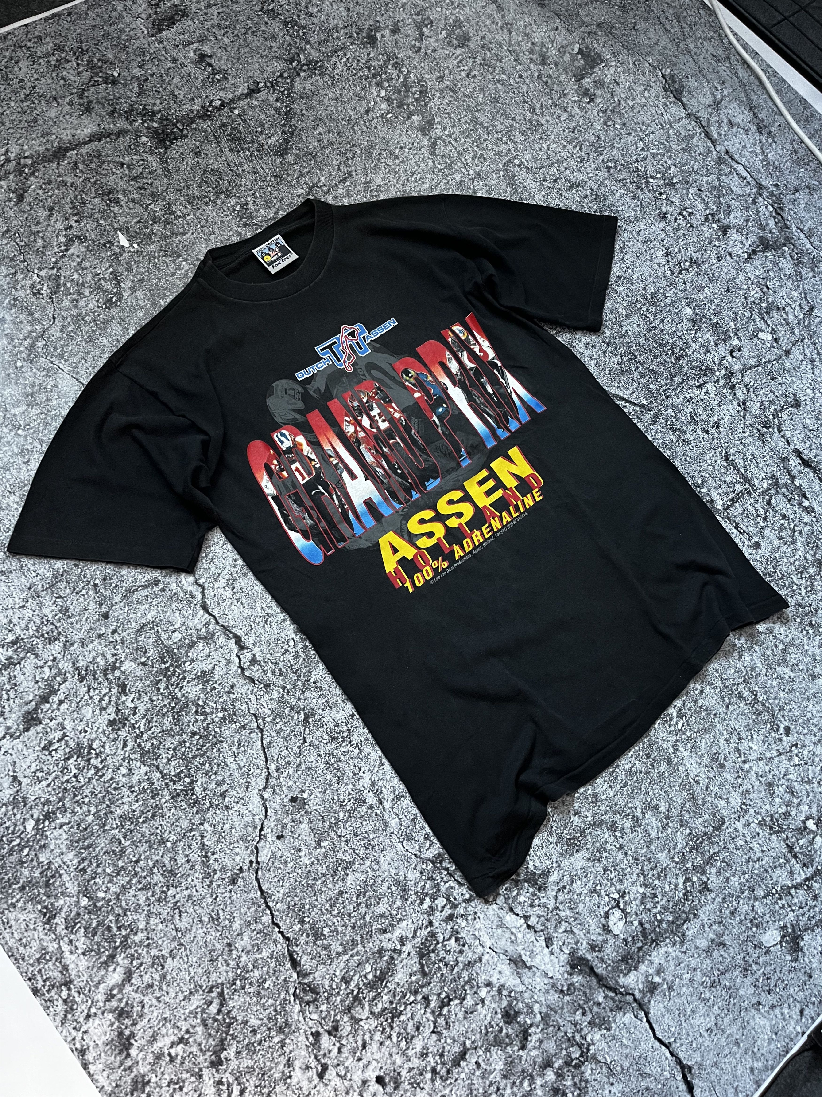 Vintage Vintage tee racing Grand Prix Assen Dutch moto fox Size US L / EU 52-54 / 3 - 3 Thumbnail