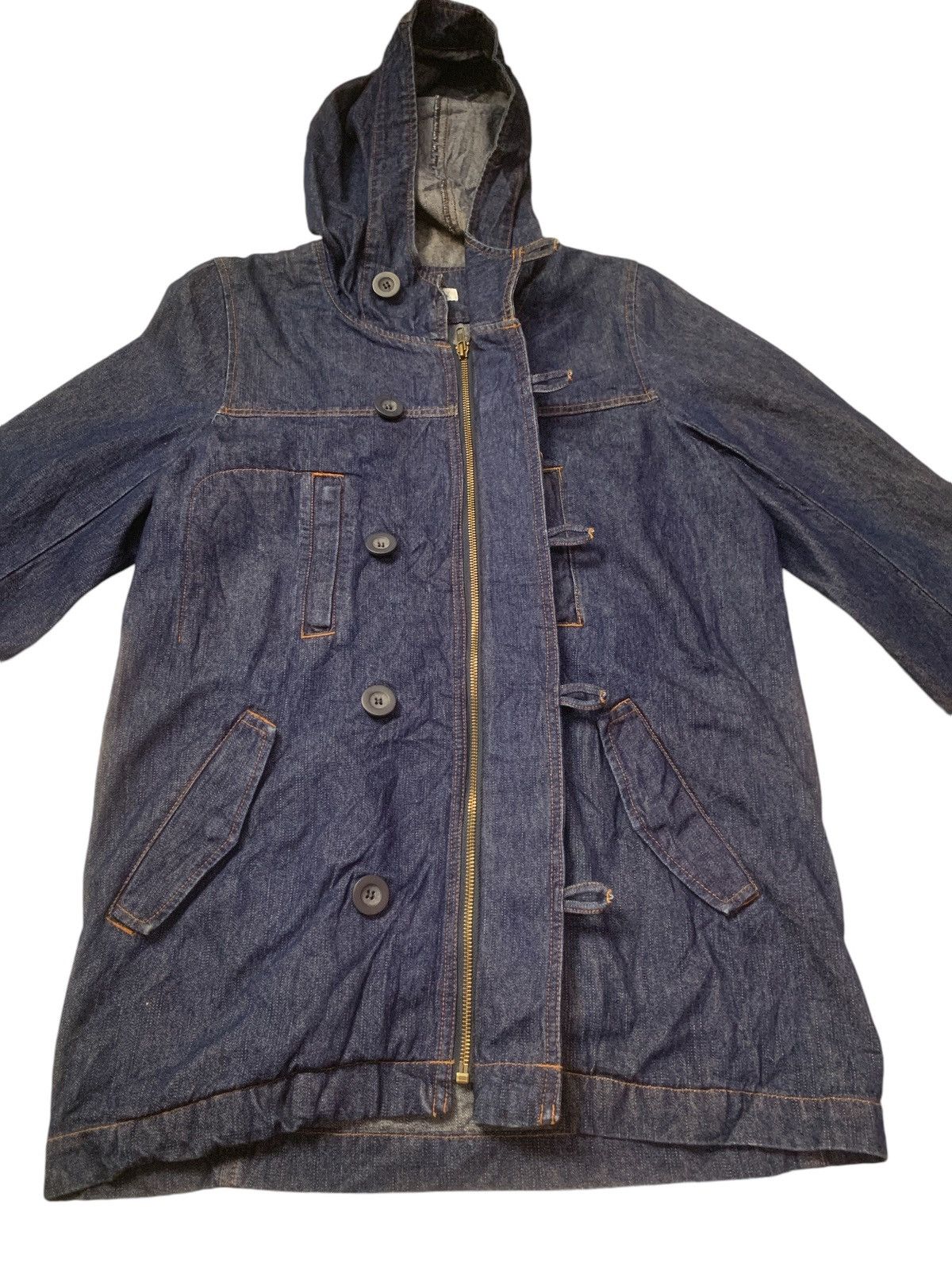 Japanese Brand Rare J. Honey Hoodie Denim Jackets Size M / US 6-8 / IT 42-44 - 1 Thumbnail