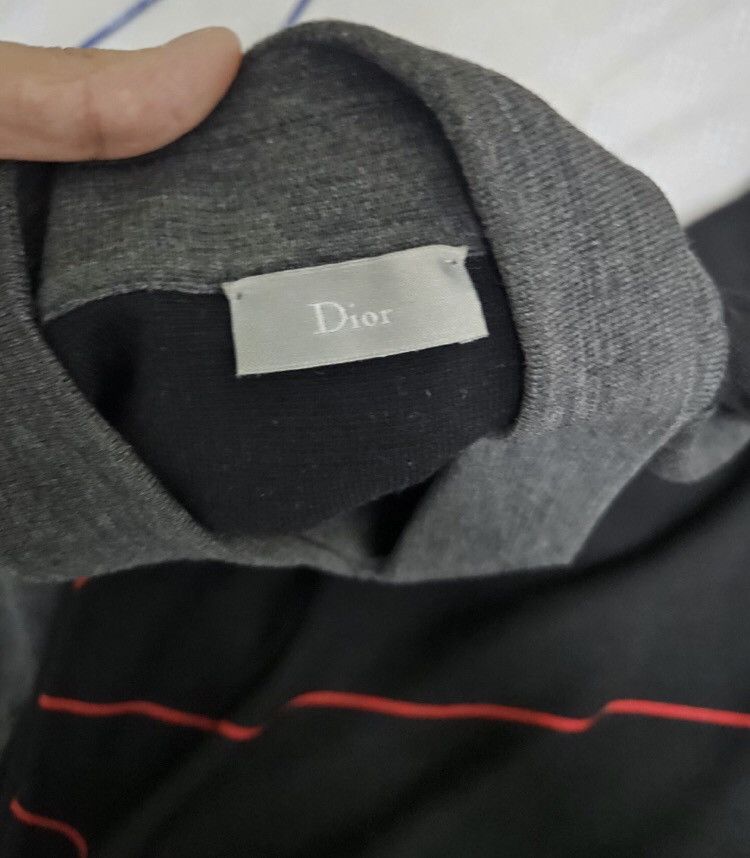 Dior Dior Dark gray wool lapel long-sleeved sweater 2501-Nextarr Size US M / EU 48-50 / 2 - 3 Thumbnail