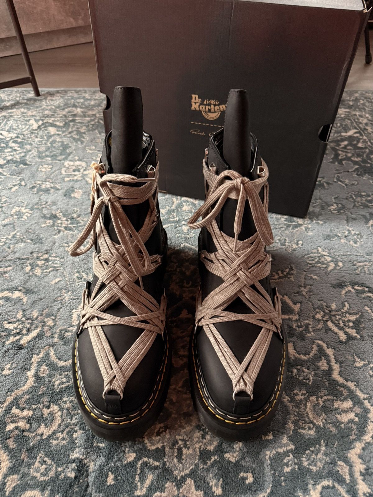 Dr. Martens × Rick Owens 1460 Megalace Quad Rick Owen’s x Dr. Martens Size US 11 / EU 44 - 3 Thumbnail