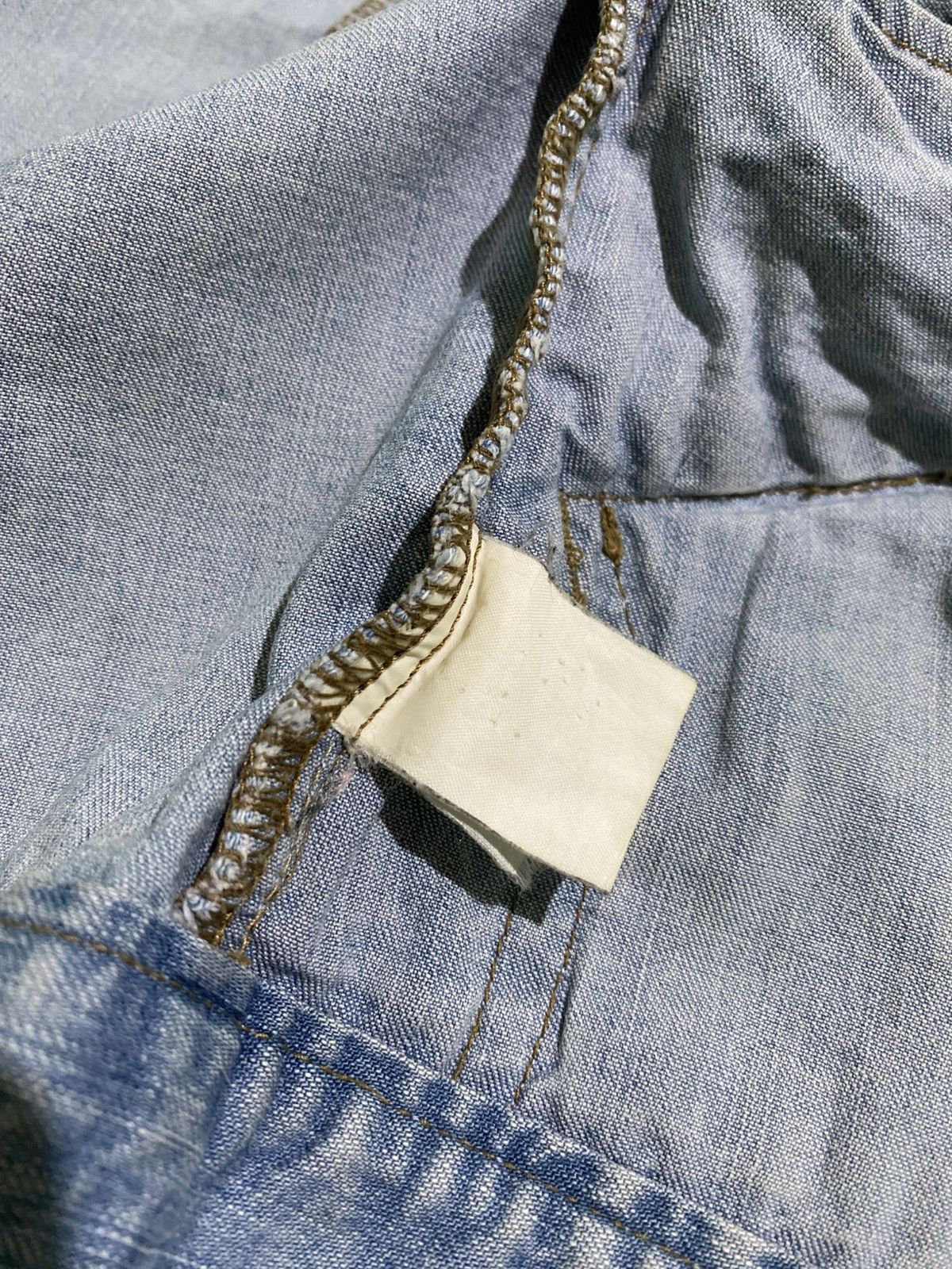 Le Grande Bleu (L.G.B.) X CHROMOSOME IN X ZIP DENIM JACKET BLUE WASH FADED Size ONE SIZE - 6 Thumbnail