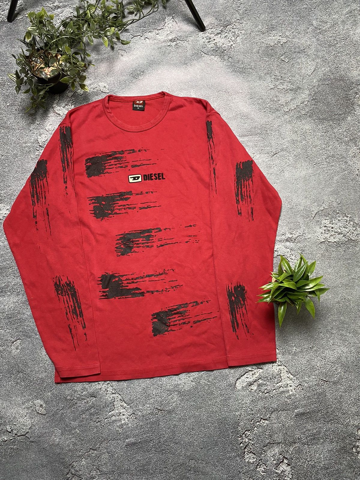Other VINTAGE LONG SLEEVE DIESEL Y2K JAPANESE BRAND AVANT GARDE Size US XL / EU 56 / 4 - 1 Thumbnail