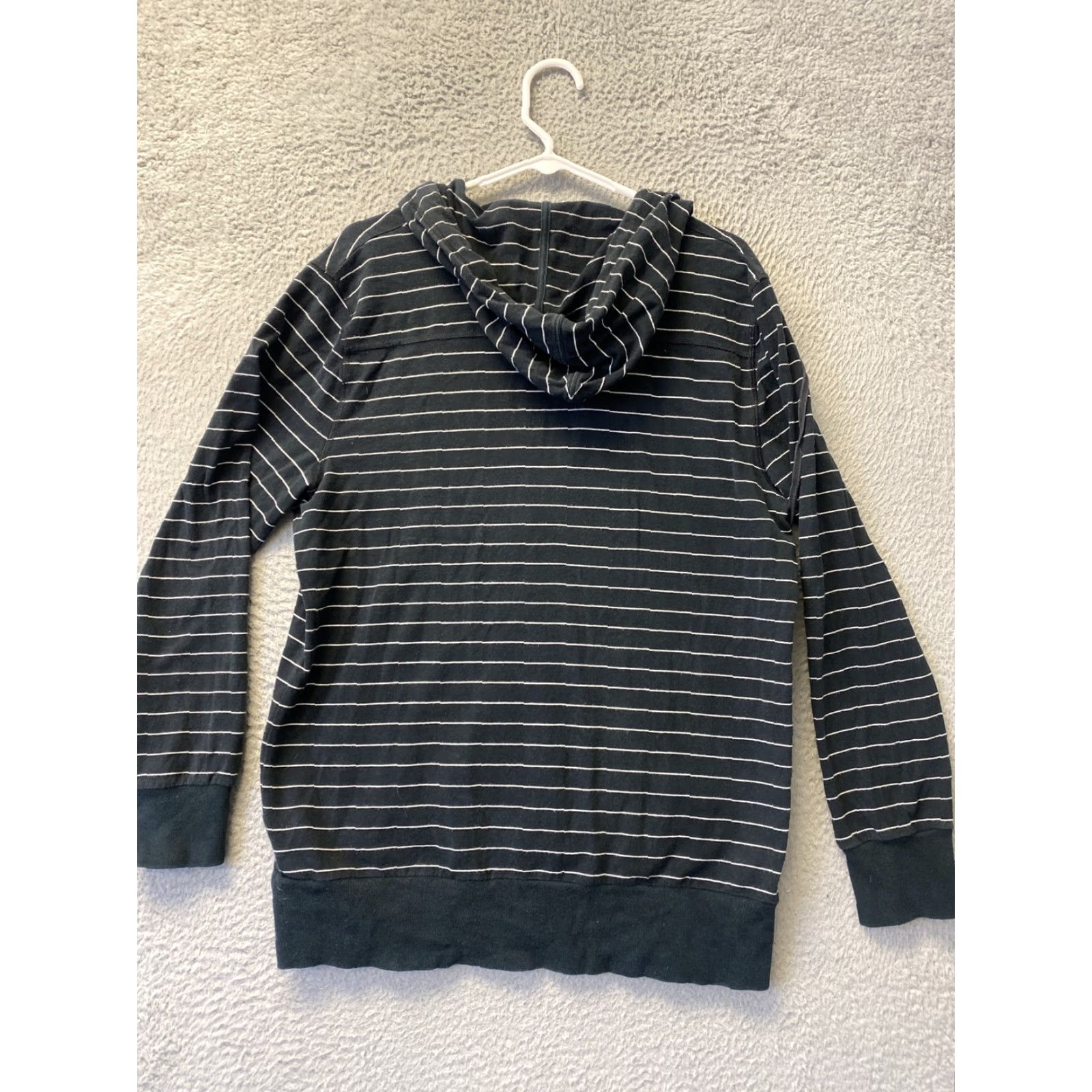 The North Face The North Face Hoodie Women Striped Long Sleeve Snap Pullover Hooded XL Black/98-35 Womens Size XL / US 12-14 / IT 48-50 - 8 Thumbnail