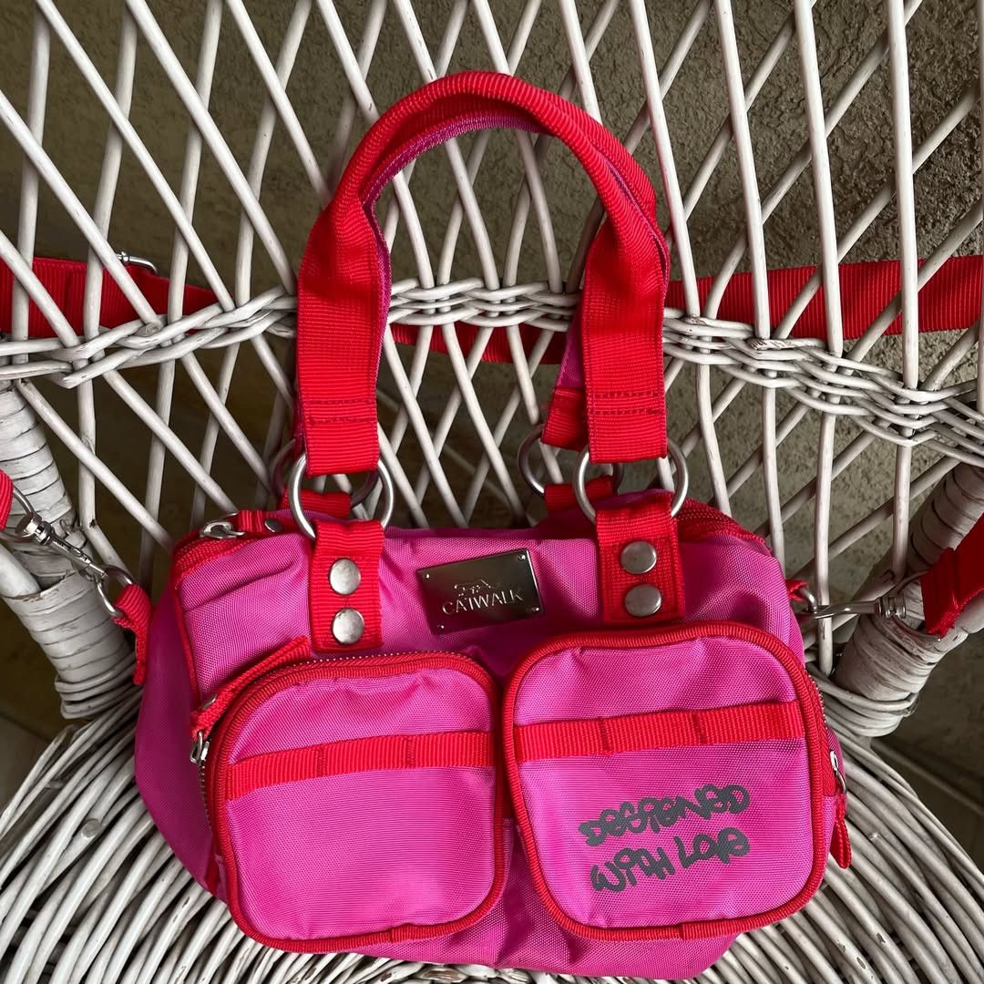 Other Pink CatWalk bag Type GGL Type Kipling Y2K sk8 streetwear Size ONE SIZE - 7 Thumbnail