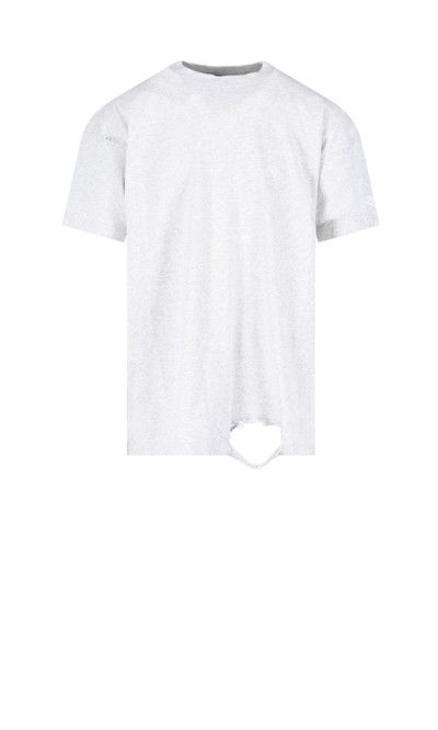 image of Balenciaga O1Mt1Gz0424 3B Sports Repaired Oversized T- Shirt In White, Men's (Size XS)