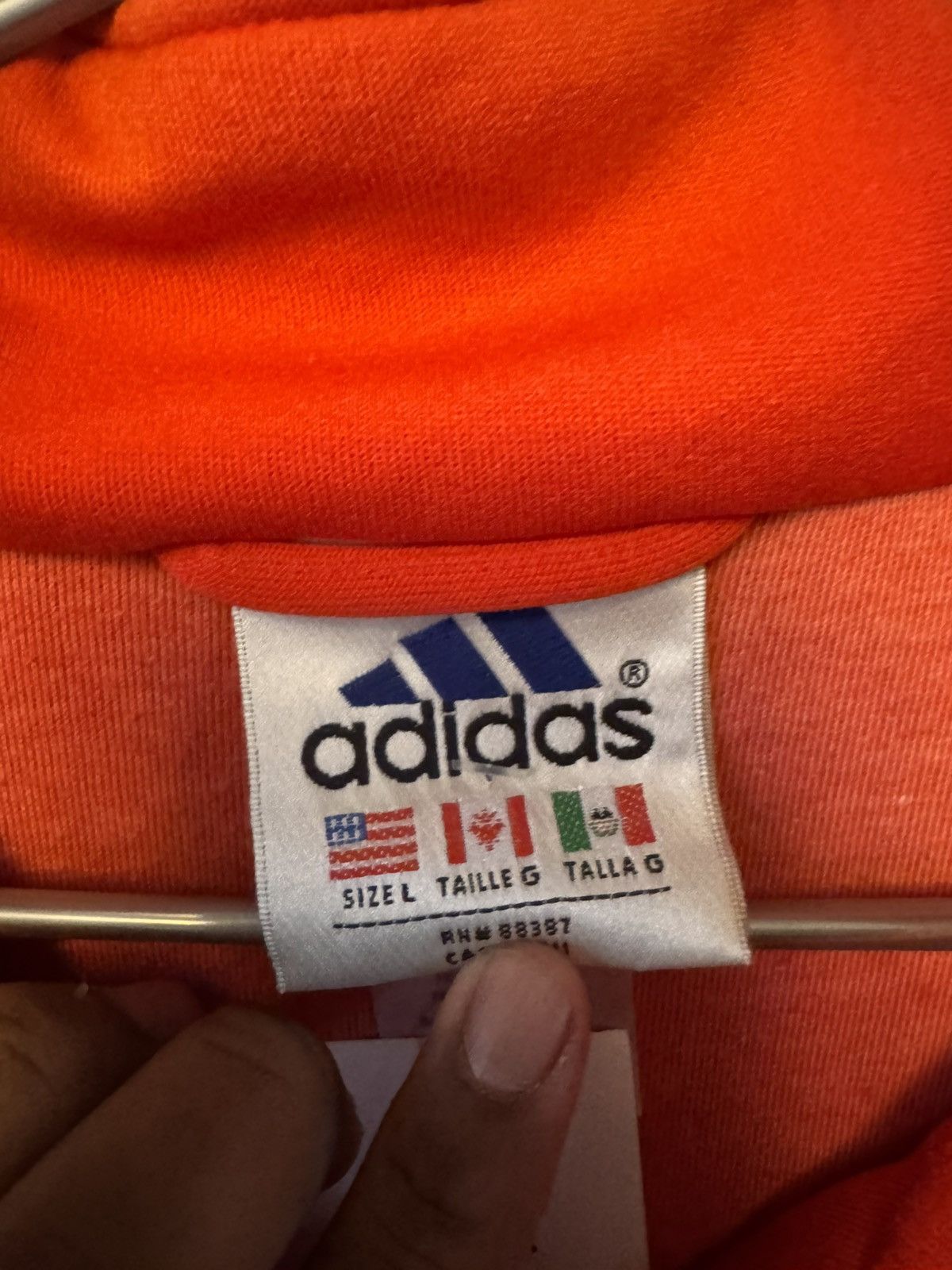 Adidas Vintage Adidas track jacket Size US L / EU 52-54 / 3 - 4 Thumbnail