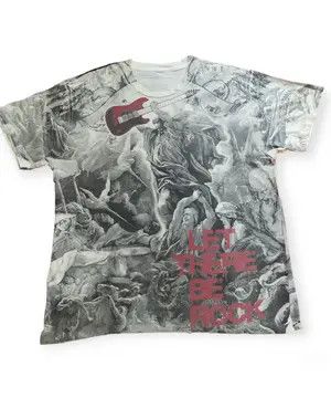 Vintage AC/DC "Let There Be Rock" Full Print Graphic Over Print Size US XL / EU 56 / 4 - 3 Thumbnail