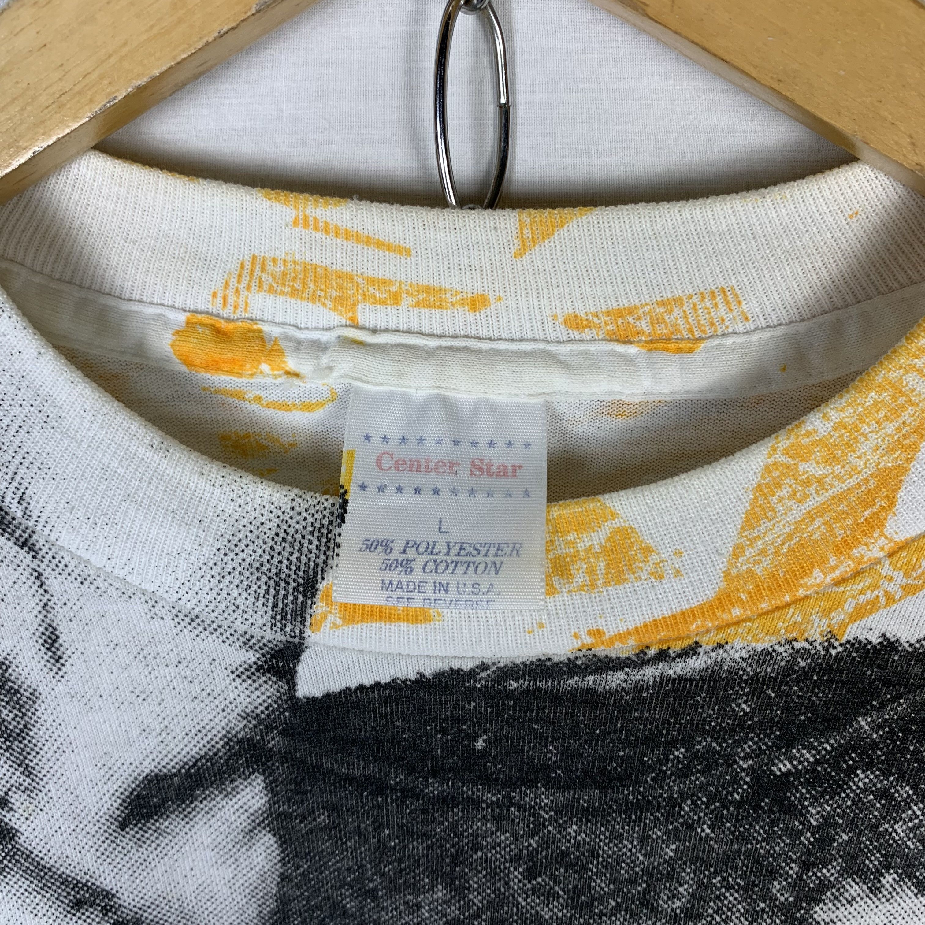 Rap Tees Vintage Malcolm X All Over Print Tee Size US L / EU 52-54 / 3 - 4 Thumbnail