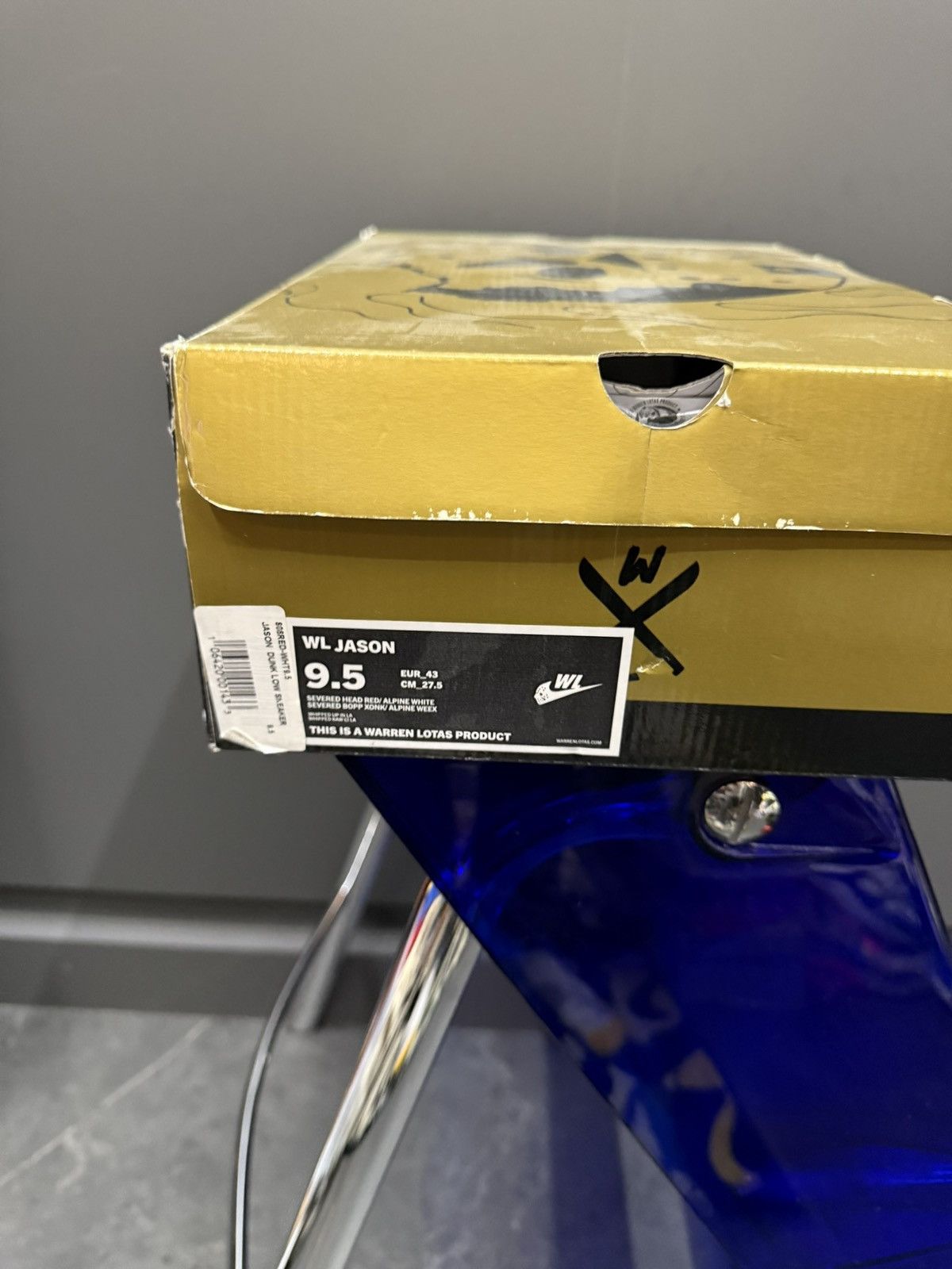 Warren Lotas Warren Lotas Jason Voorhees Dunk Low Size 9.5 Size US 9.5 / EU 42-43 - 9 Thumbnail