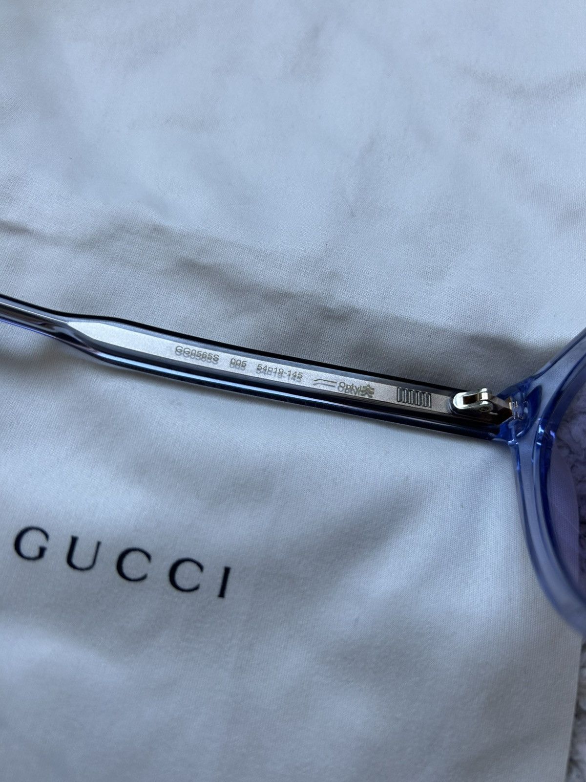 Gucci × Tom Ford glasses Gucci Seasonal Icon GG0565S-005 Size ONE SIZE - 13 Thumbnail