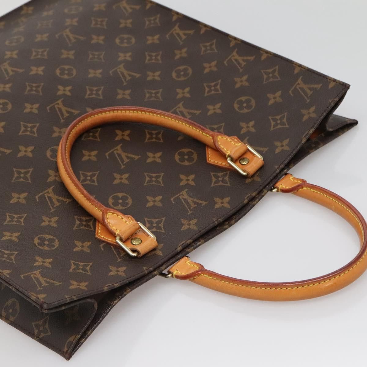 Louis Vuitton LOUIS VUITTON Monogram Sac Plat Hand Bag M51140 Size ONE SIZE - 6 Thumbnail