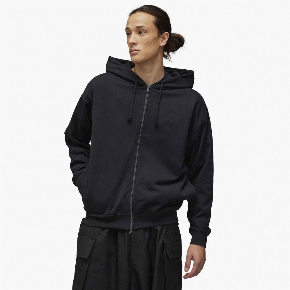 Y-3 o1s22i1n0125 Cotton Zip Hoodie in Black Size US S / EU 44-46 / 1 - 3 Thumbnail