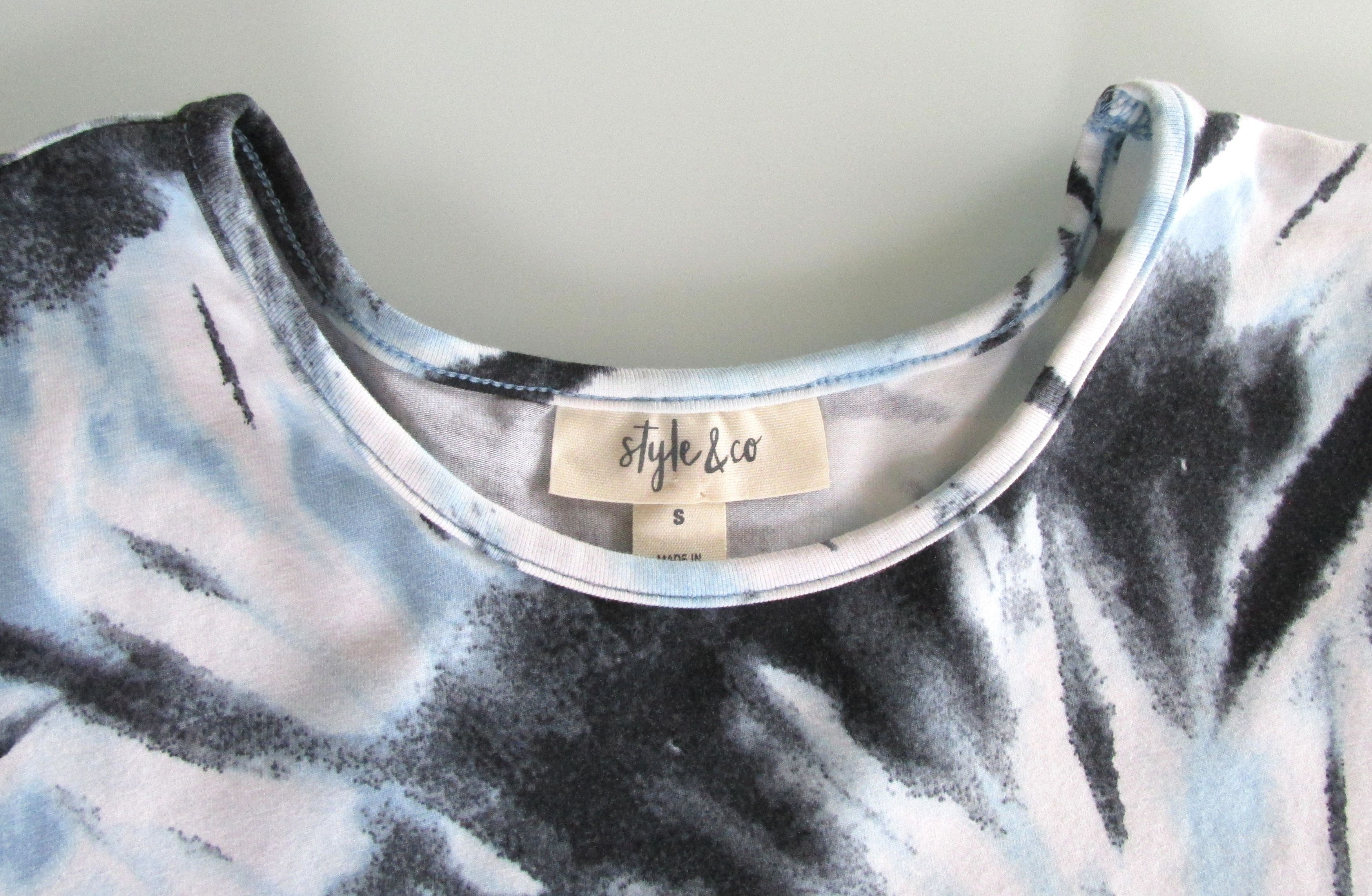 Style & Co Style & Co. Tie Dye T-Shirt Knit Dress Size Small Size S / US 4 / IT 40 - 2 Thumbnail