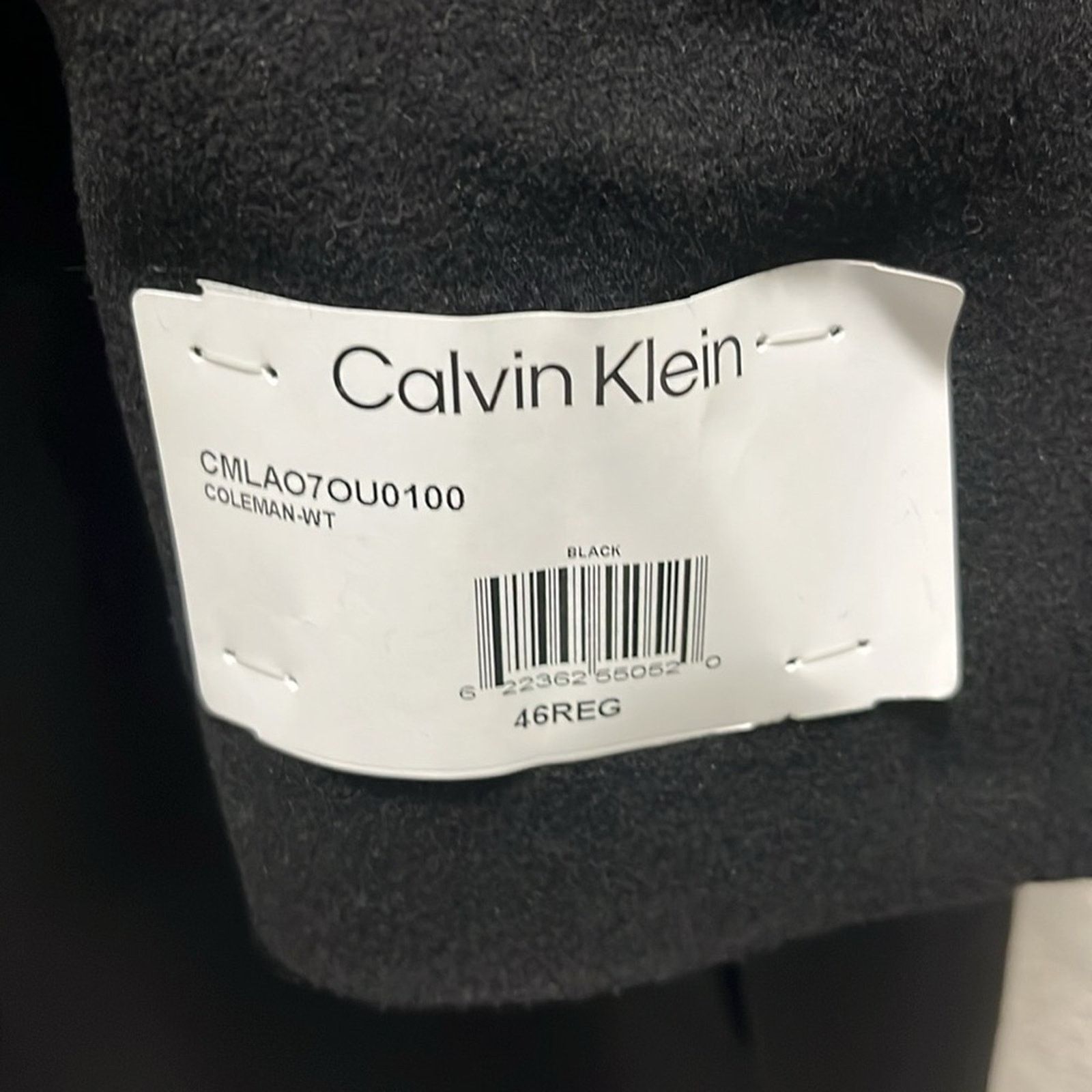 Calvin Klein Calvin Klein Coleman Top Coat Black Size Men 42R Size US L / EU 52-54 / 3 - 5 Thumbnail