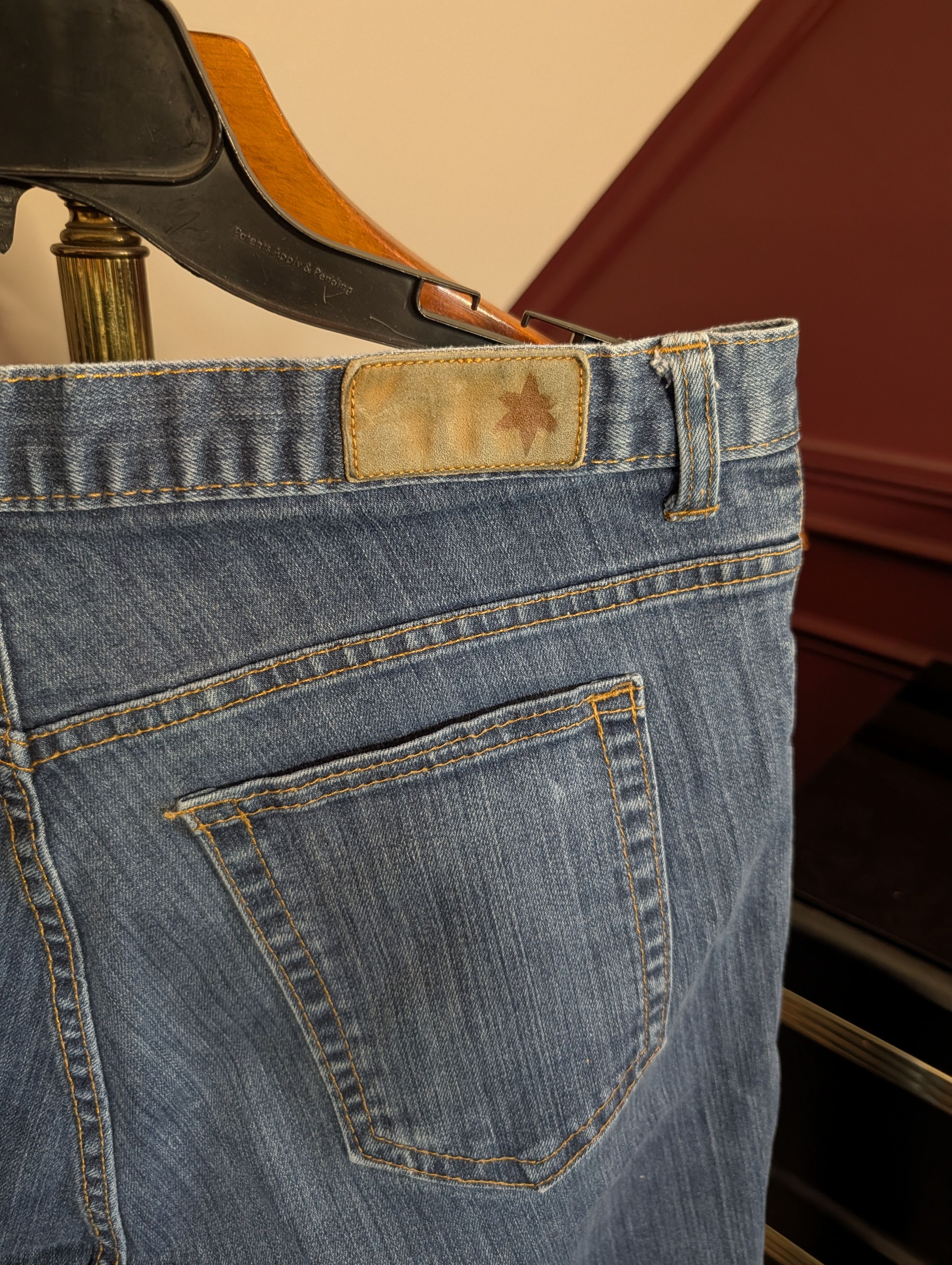 American Edition DEARBORN DENIM Blue MiUSA Slim Straight Jeans Size US 34 / EU 50 - 8 Thumbnail