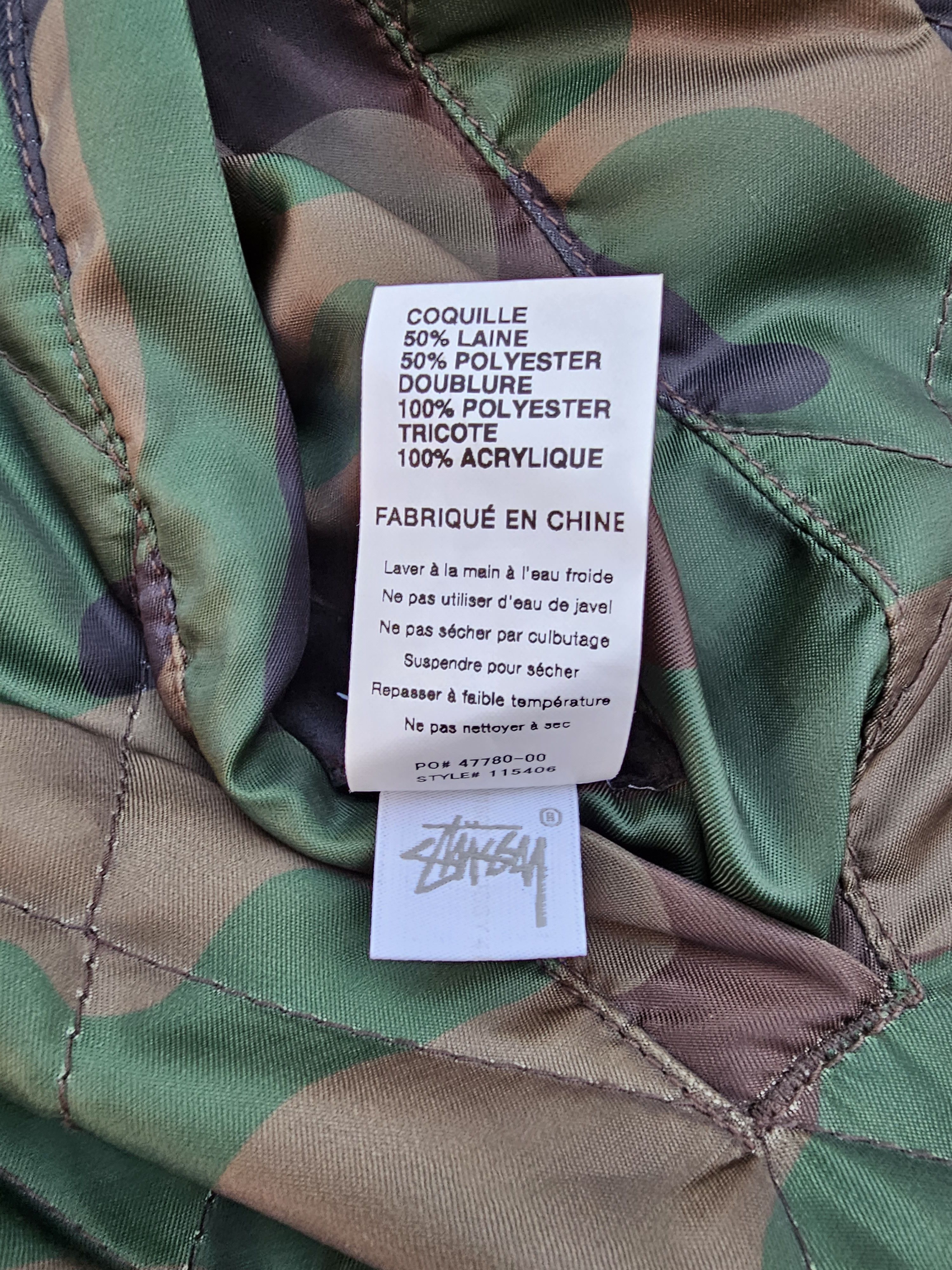 Stussy Stussy Quilted Camo Reversible Bomber Jacket Size US S / EU 44-46 / 1 - 7 Thumbnail