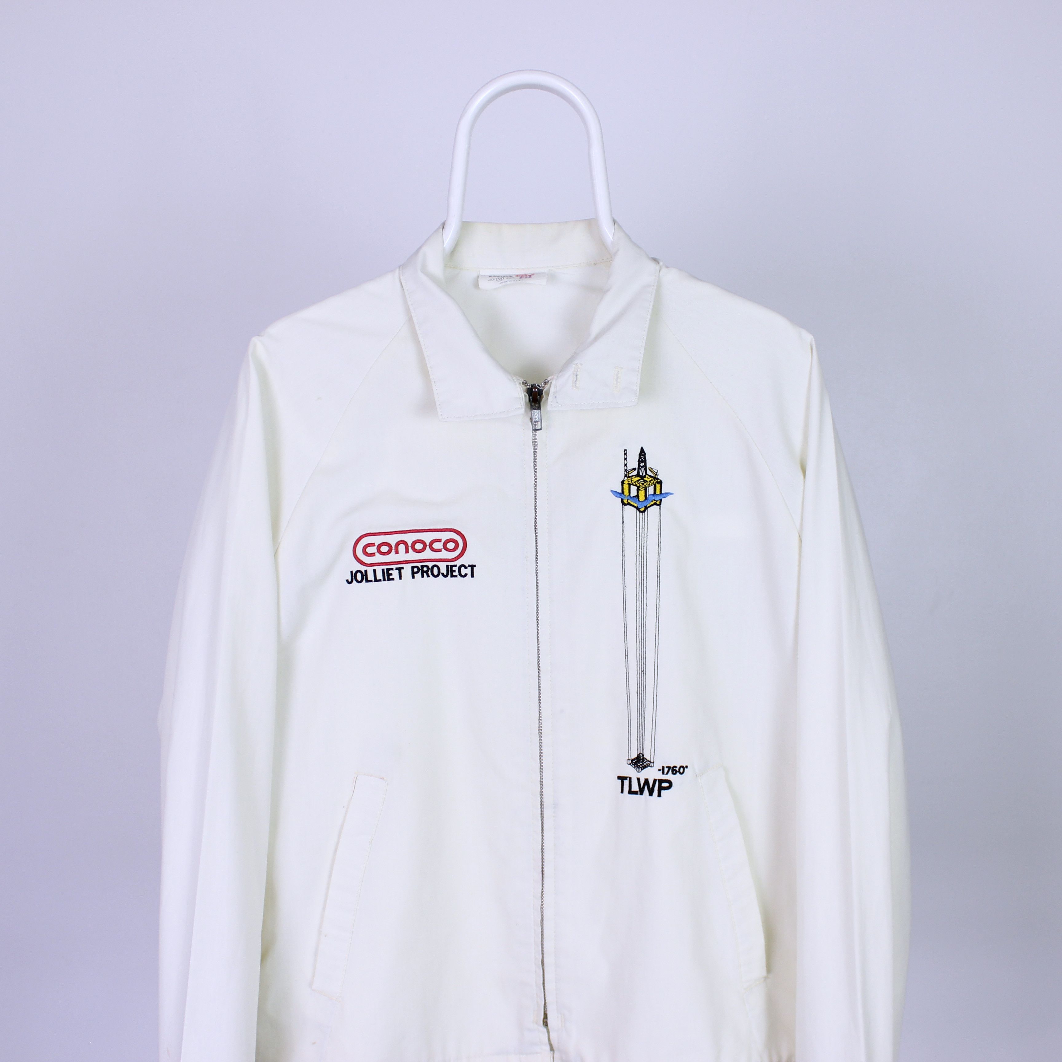 Vintage Conoco King Louie light jacket made in USA jacket 80 90s Size US M / EU 48-50 / 2 - 1 Thumbnail