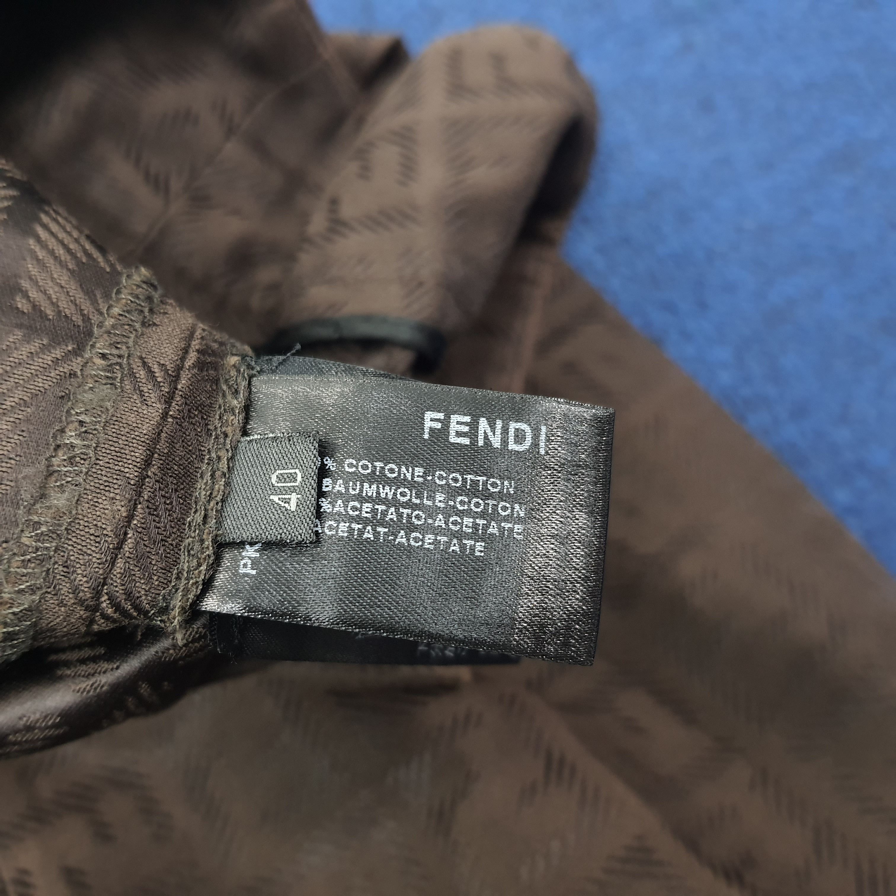 Fendi Vintage Fendi Monogram Luxury Pants C258N27 Size 28" / US 6 / IT 42 - 7 Thumbnail