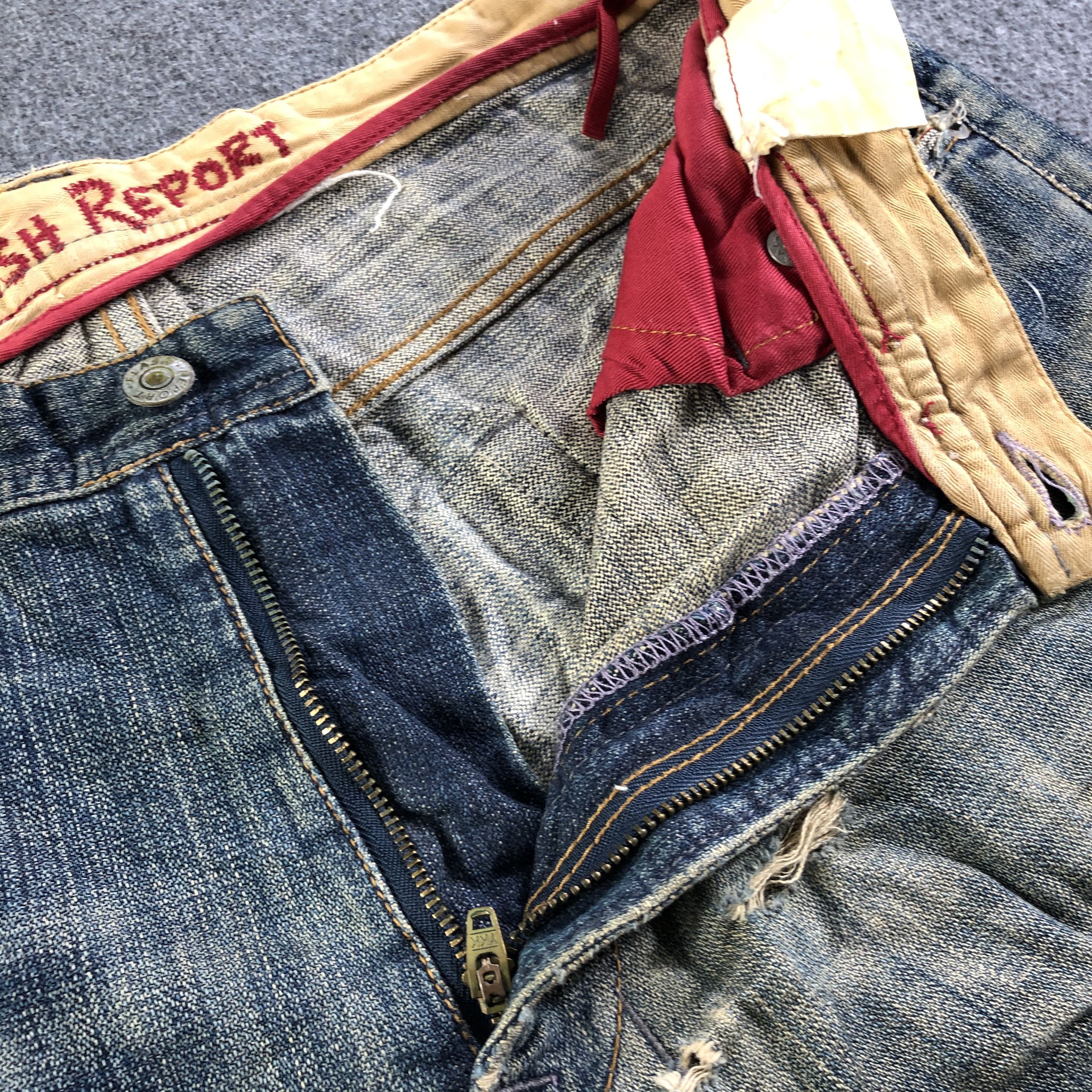 Vintage Vintage Flash Report Jeans-J3878 Size US 35 - 9 Thumbnail