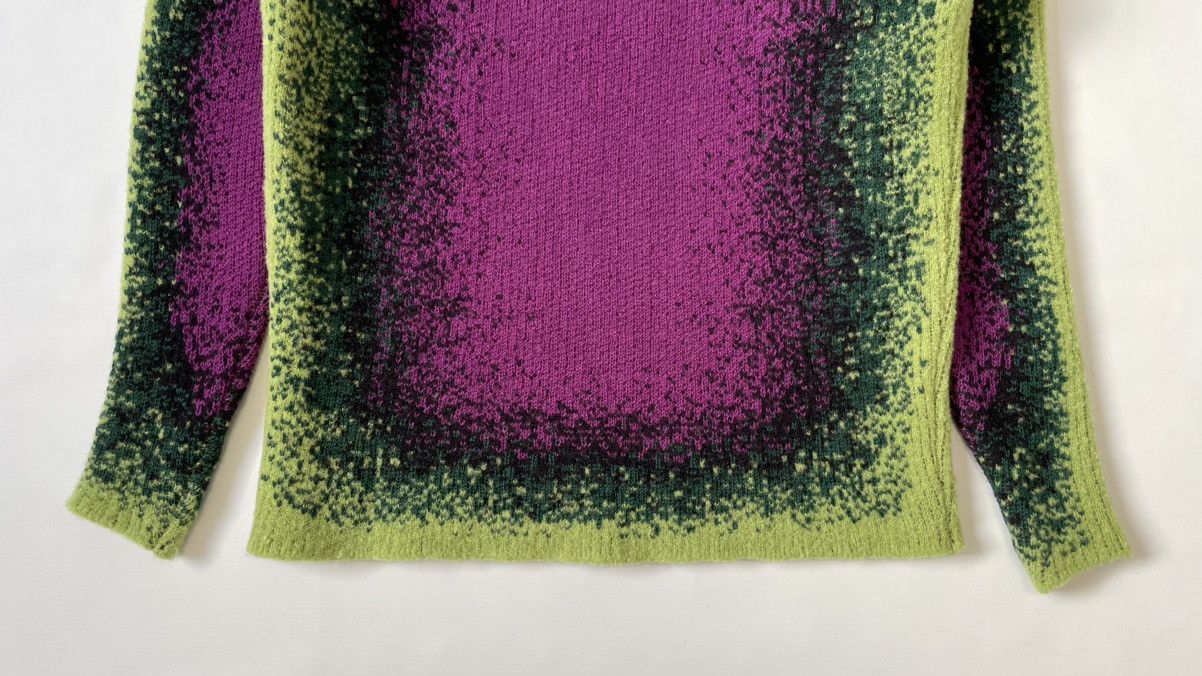 Y/Project A/W 22 Purple / Lime ‘Gradient’ Sweater Size US M / EU 48-50 / 2 - 12 Thumbnail