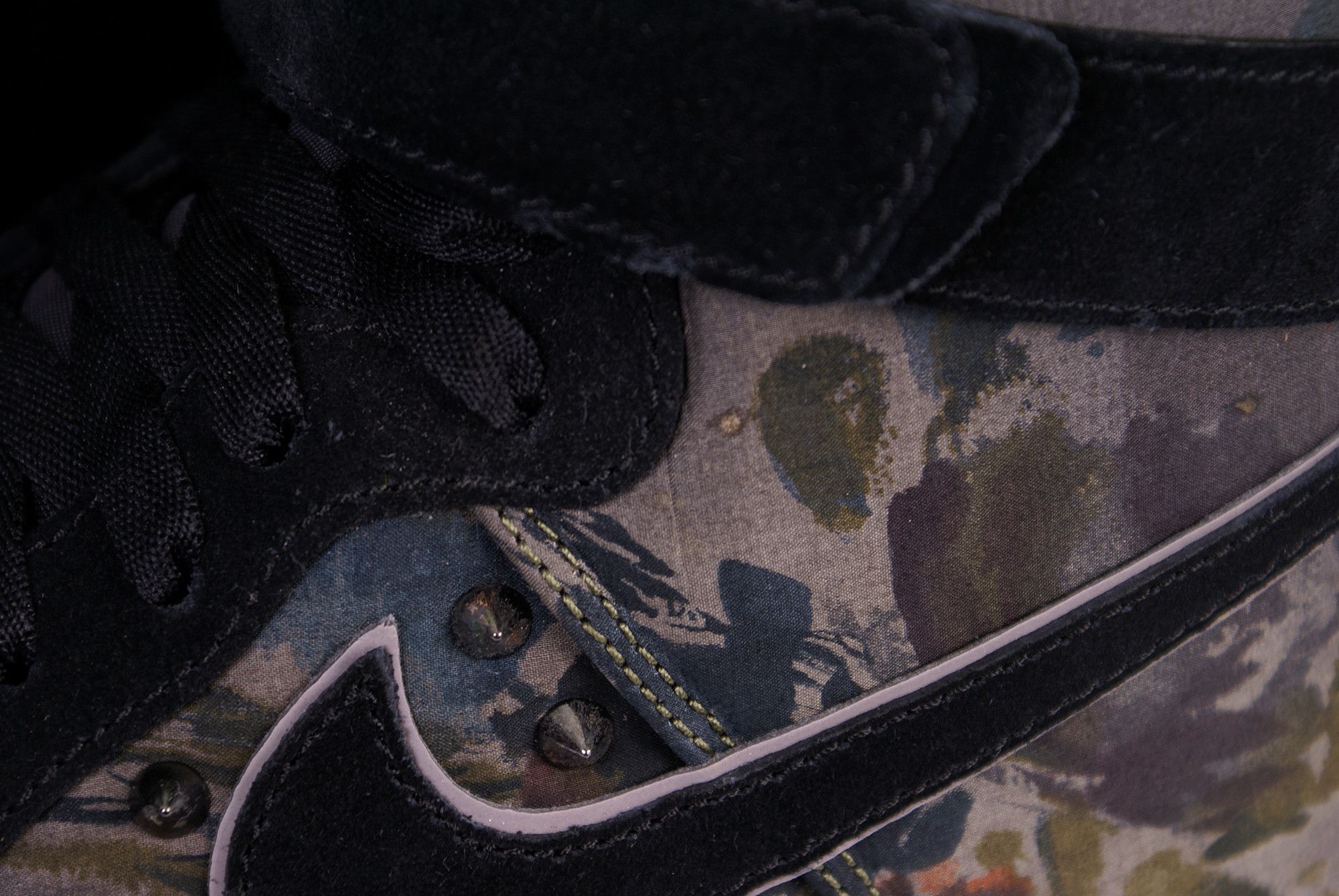 Nike 2007 Nike Air Force 1 Premium '07 FLORAL BLACK PINK Cerise Size US 10 / EU 43 - 3 Thumbnail