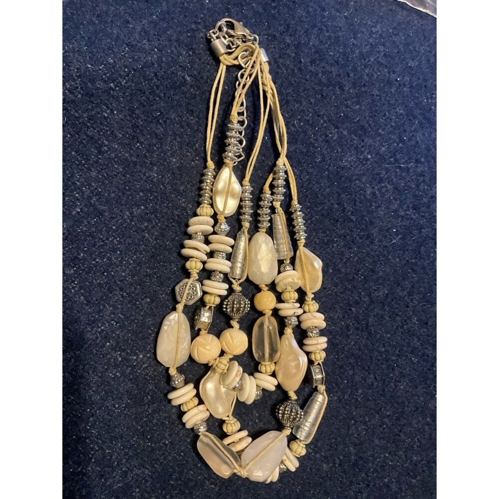 Chicos Chicos Multi Strand 12in Graduated Beach Theme Necklace Size ONE SIZE - 1 Thumbnail