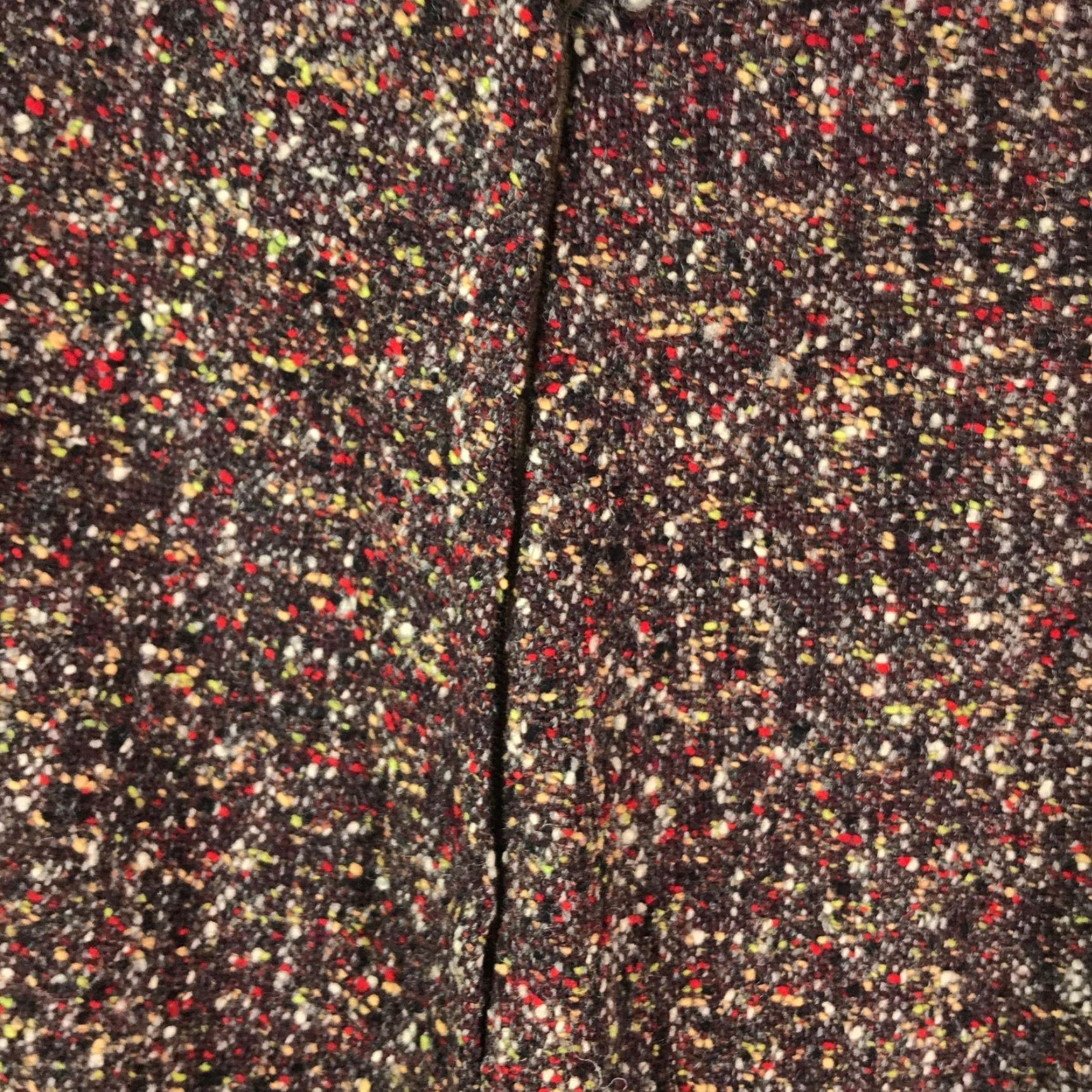 Vintage Vintage Womens Wool Blend Brown A Line Skirt Size M Size 32" / US 10 / IT 46 - 4 Thumbnail