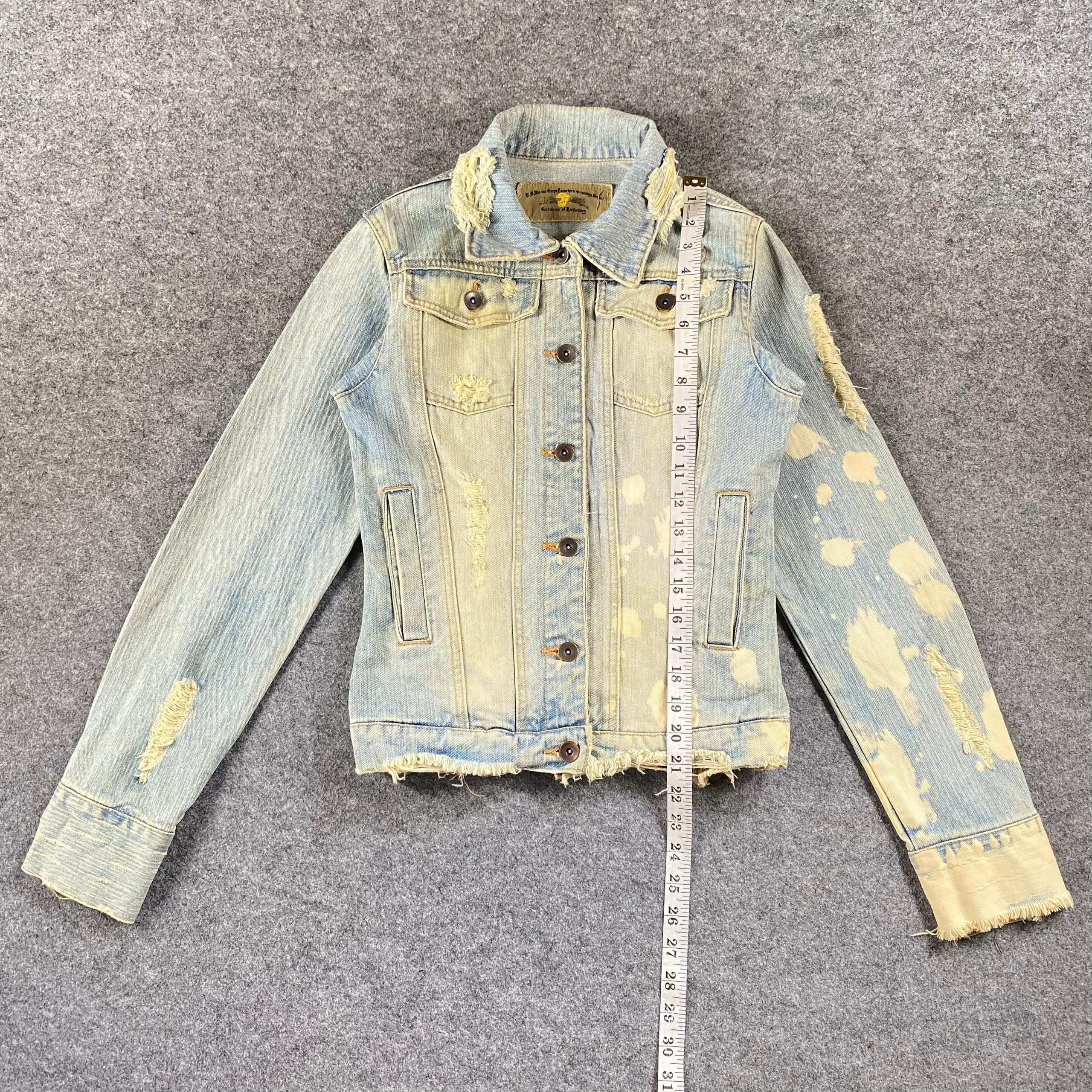 Issey Miyake Vintage 90s Us Marine Denim Jacket Size S / US 4 / IT 40 - 6 Thumbnail