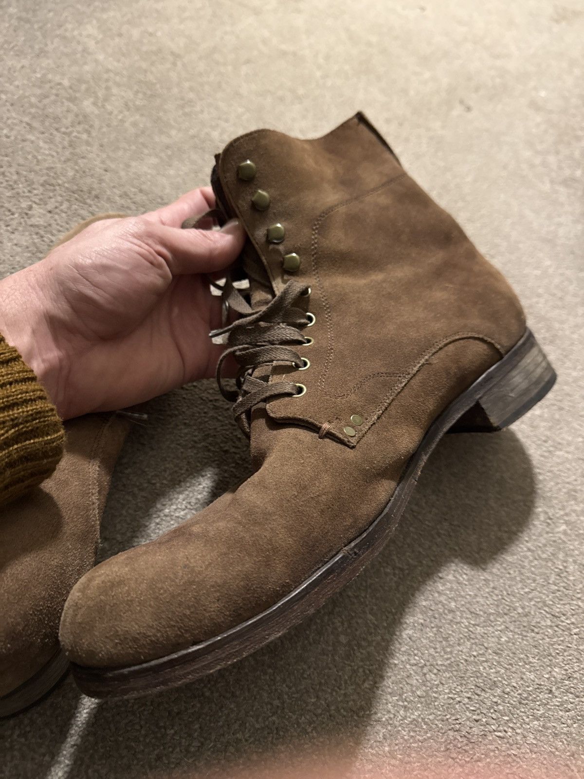 John Varvatos John Varvatos Bonham Suede Boot 13/46 Size US 13 / EU 46 - 2 Thumbnail