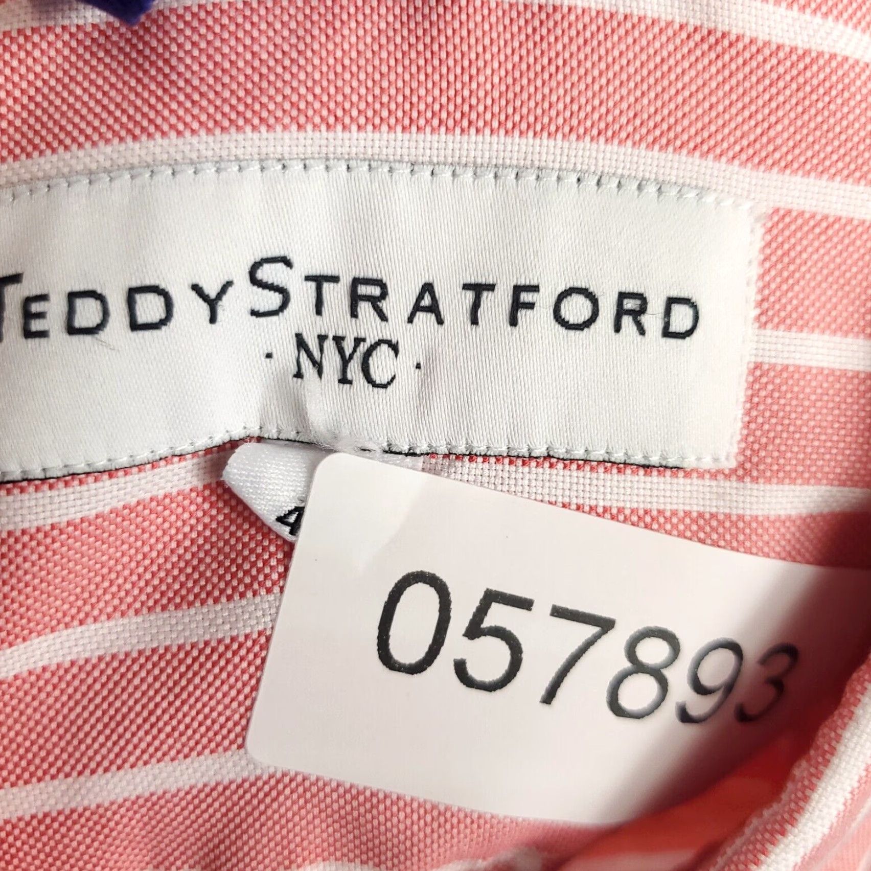 Pinko VINTAGE Teddy Stratford Shirt Men Size 4 Pink Striped Button Up Long Sleeve Casual Classic Size US S / EU 44-46 / 1 - 8 Thumbnail