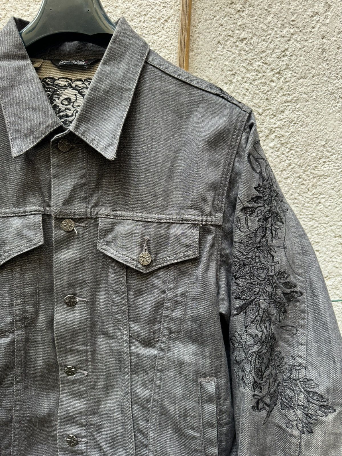 Vintage Vintage graphic denim jacket Size US XL / EU 56 / 4 - 3 Thumbnail