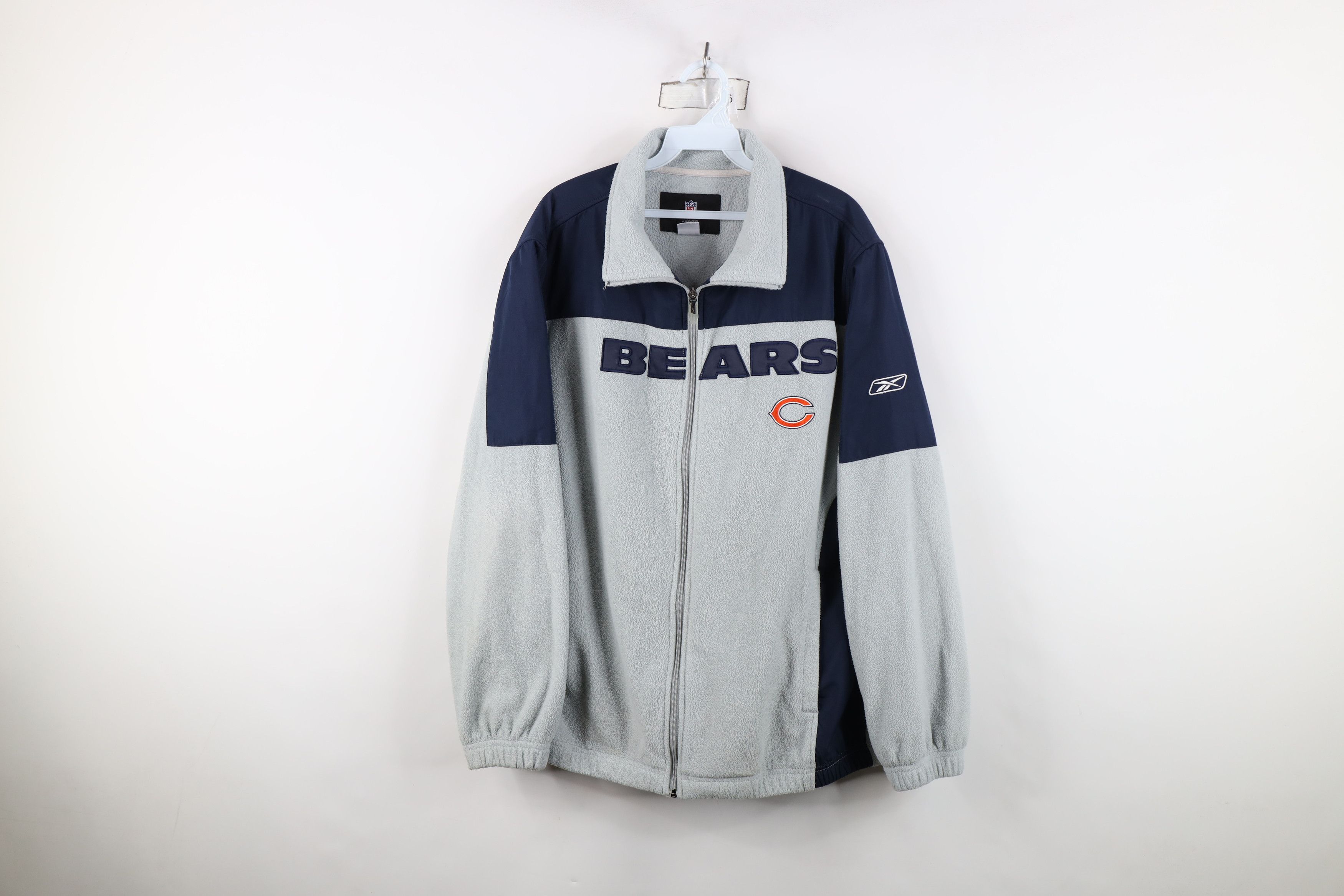 Reebok Vintage Reebok Chicago Bears Football Fleece Zip Jacket Size US L / EU 52-54 / 3 - 1 Thumbnail
