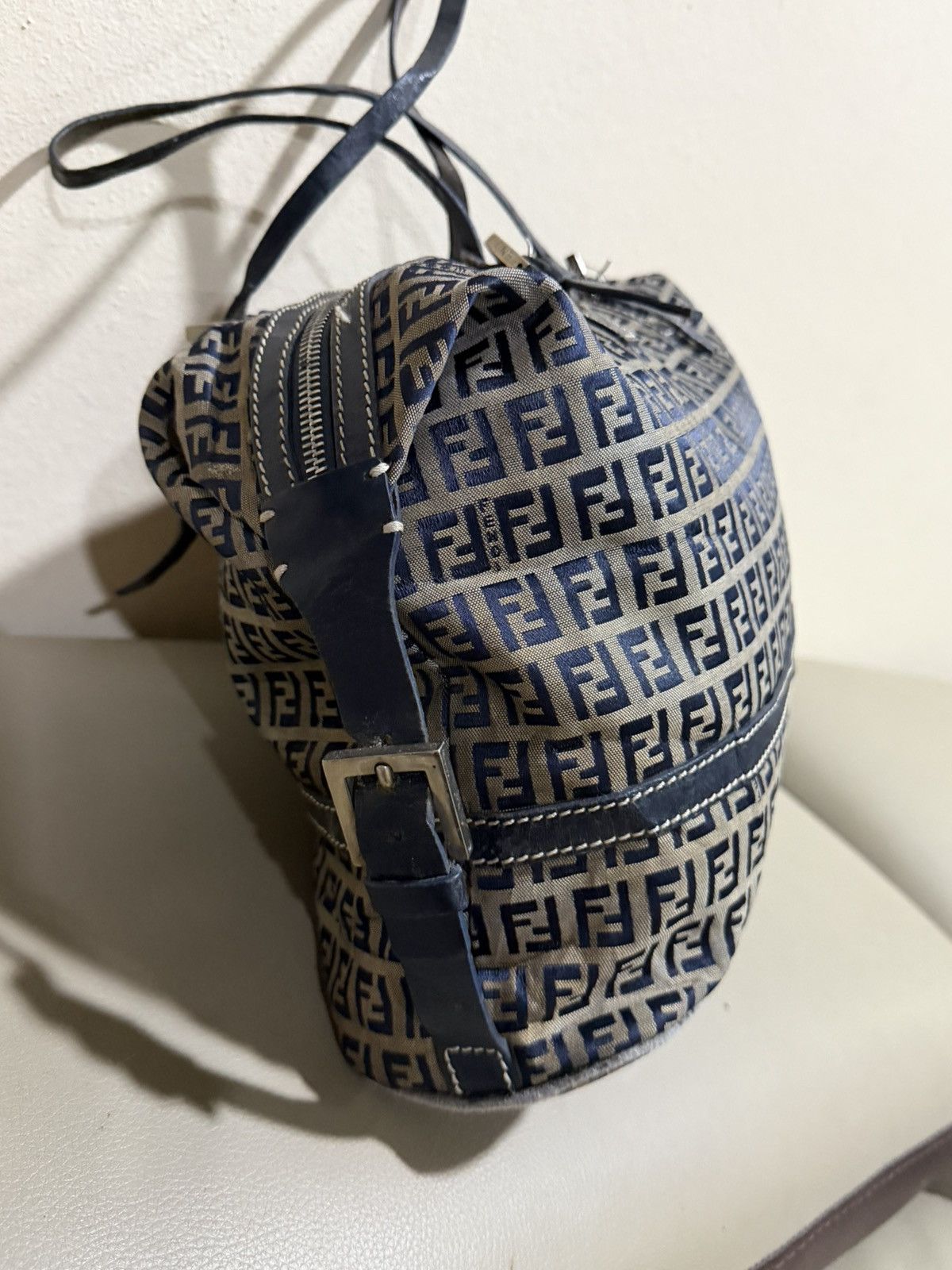 Fendi Authentic Fendi Zucca Monogram Canvas Hand Bag Size ONE SIZE - 9 Thumbnail