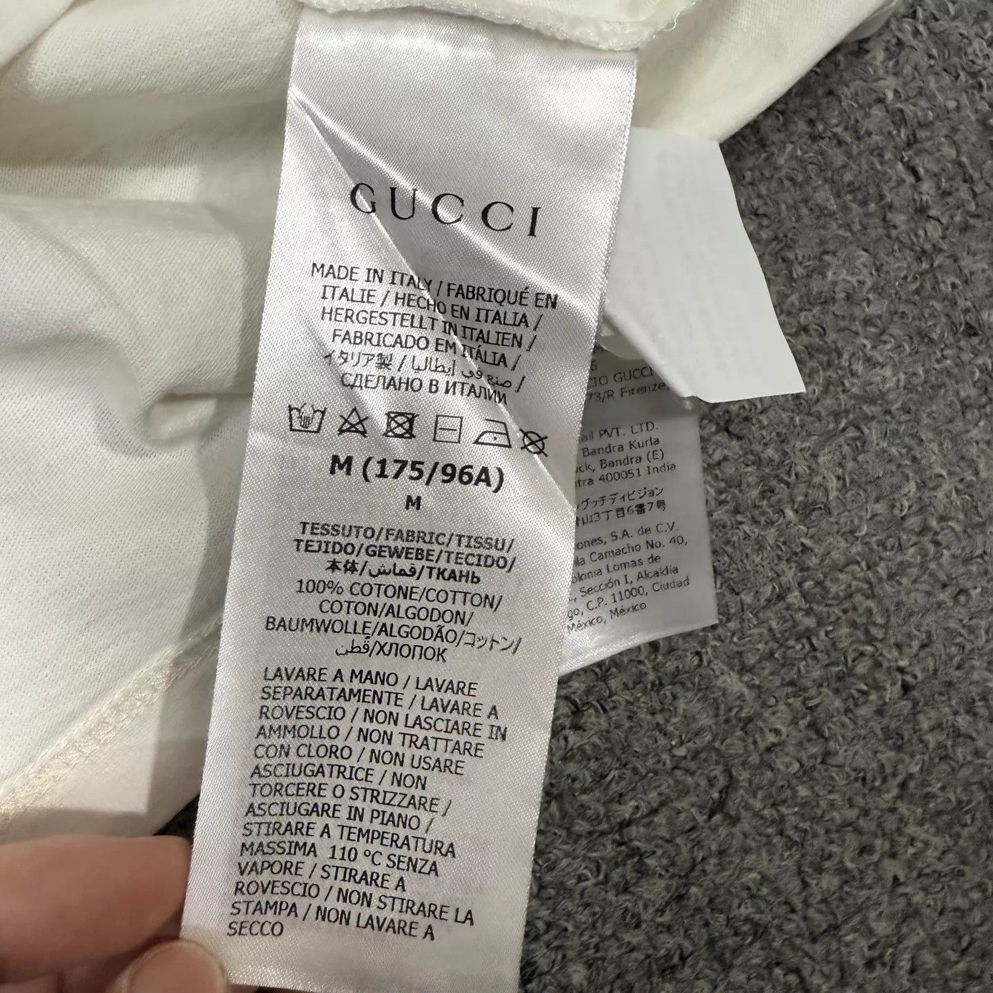 Gucci Gucci White Tiger Head T-shirt M 99 New Size US M / EU 48-50 / 2 - 4 Thumbnail