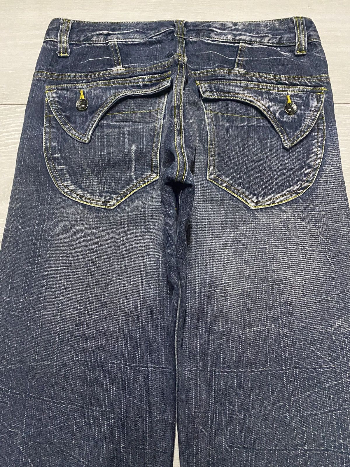 Tornado Mart Vintage Japanese Brand Skull Blow By Blue Loose Jeans Size US 30 / EU 46 - 4 Thumbnail