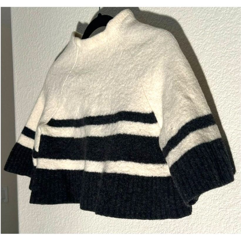 Banana Republic Banana Republic Black and White Crop Top - Size Small Size S / US 4 / IT 40 - 5 Thumbnail