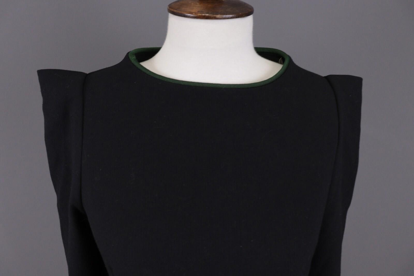 Designer Cop Copine Leora Robe Black A-Line Dress Size 40 Size M / US 6-8 / IT 42-44 - 4 Thumbnail