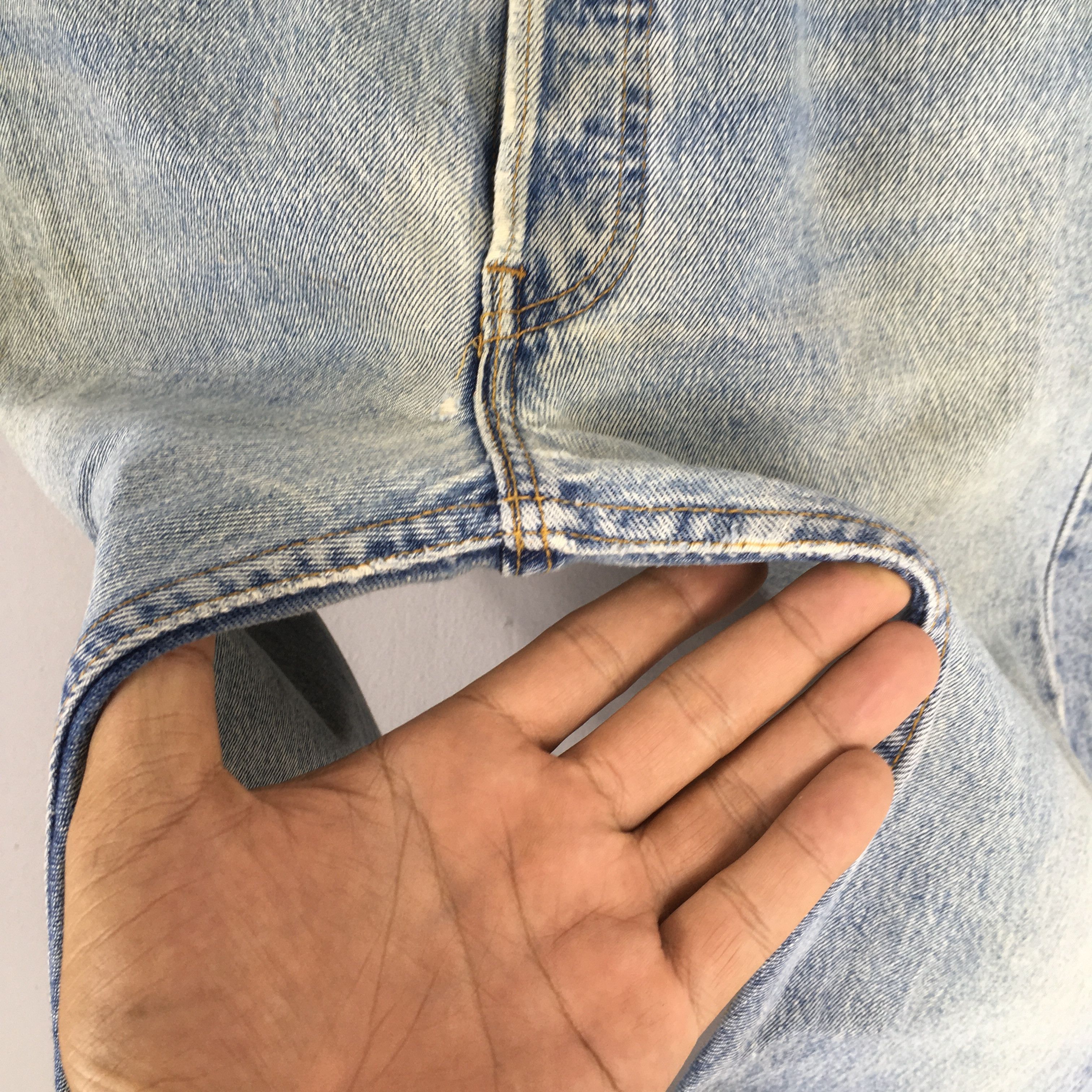 Levi's Size 31x29 Vintage 90s Levi's 501 Faded Dirty Jeans S358 Size US 31 - 5 Thumbnail