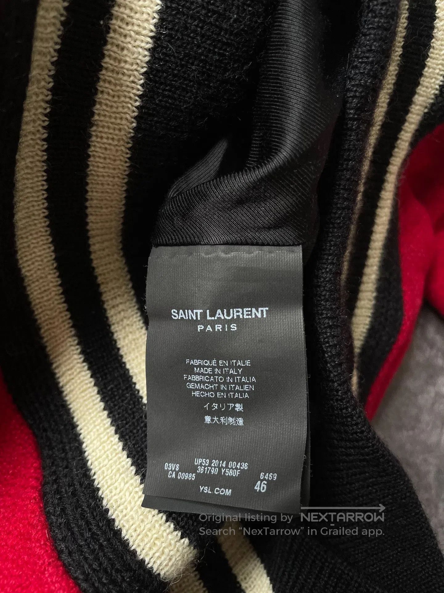Saint Laurent Paris Saint Laurent Red Leopard Varsity Jacket. Size US S / EU 44-46 / 1 - 5 Thumbnail