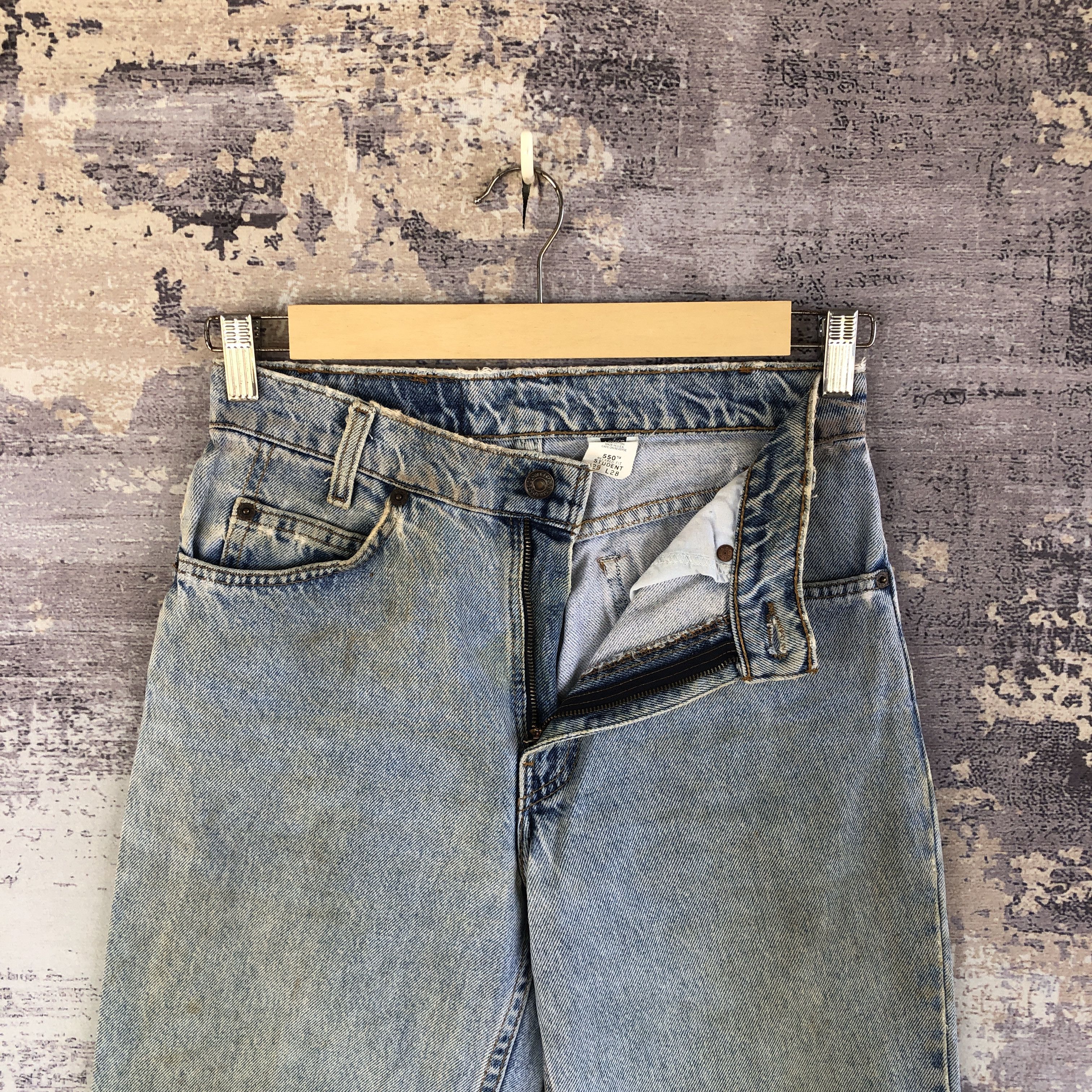 Levi's Vintage Levis Light Wash 550 Jeans Levi's Orange Tab Denim Size 26" / US 2 / IT 38 - 6 Thumbnail
