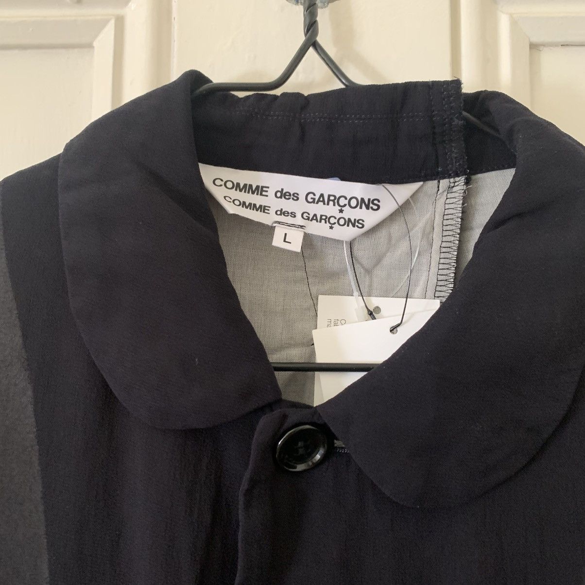 Comme des Garcons Cupra Georgette Open Vent Jacket Size L / US 10 / IT 46 - 3 Thumbnail