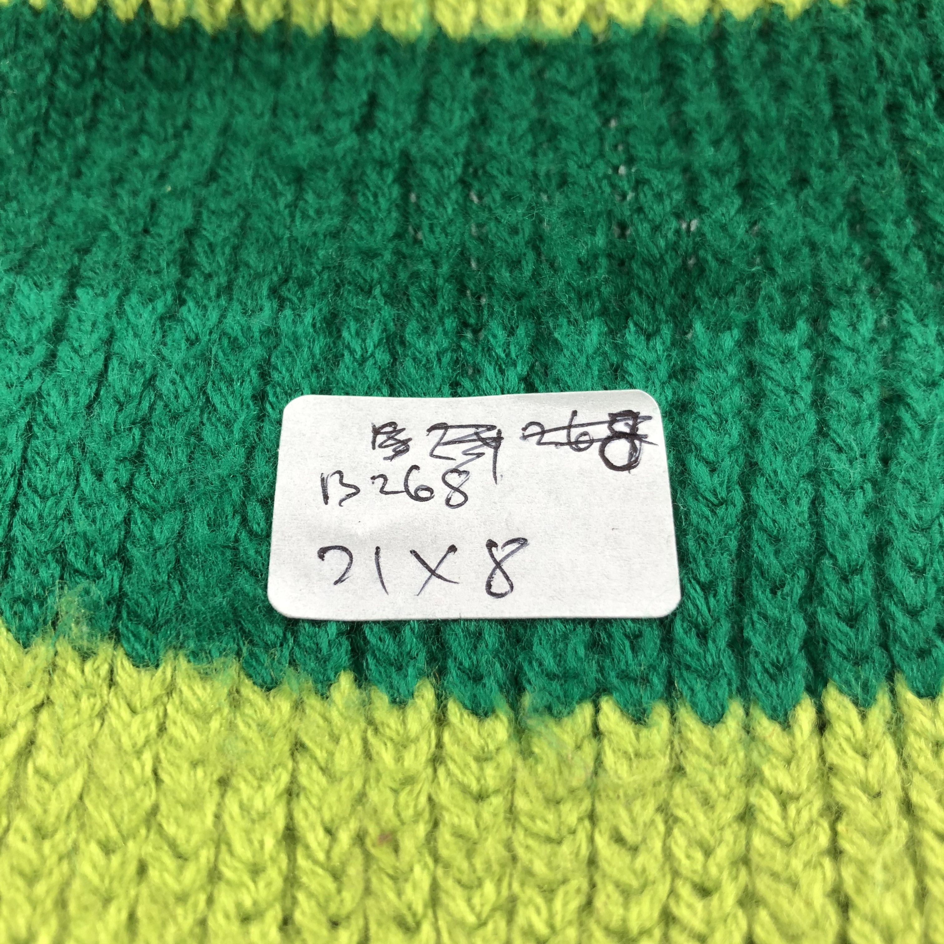 Coal Coal Green Stripes Beanie snowcap Snow Hat B268 Size ONE SIZE - 10 Thumbnail