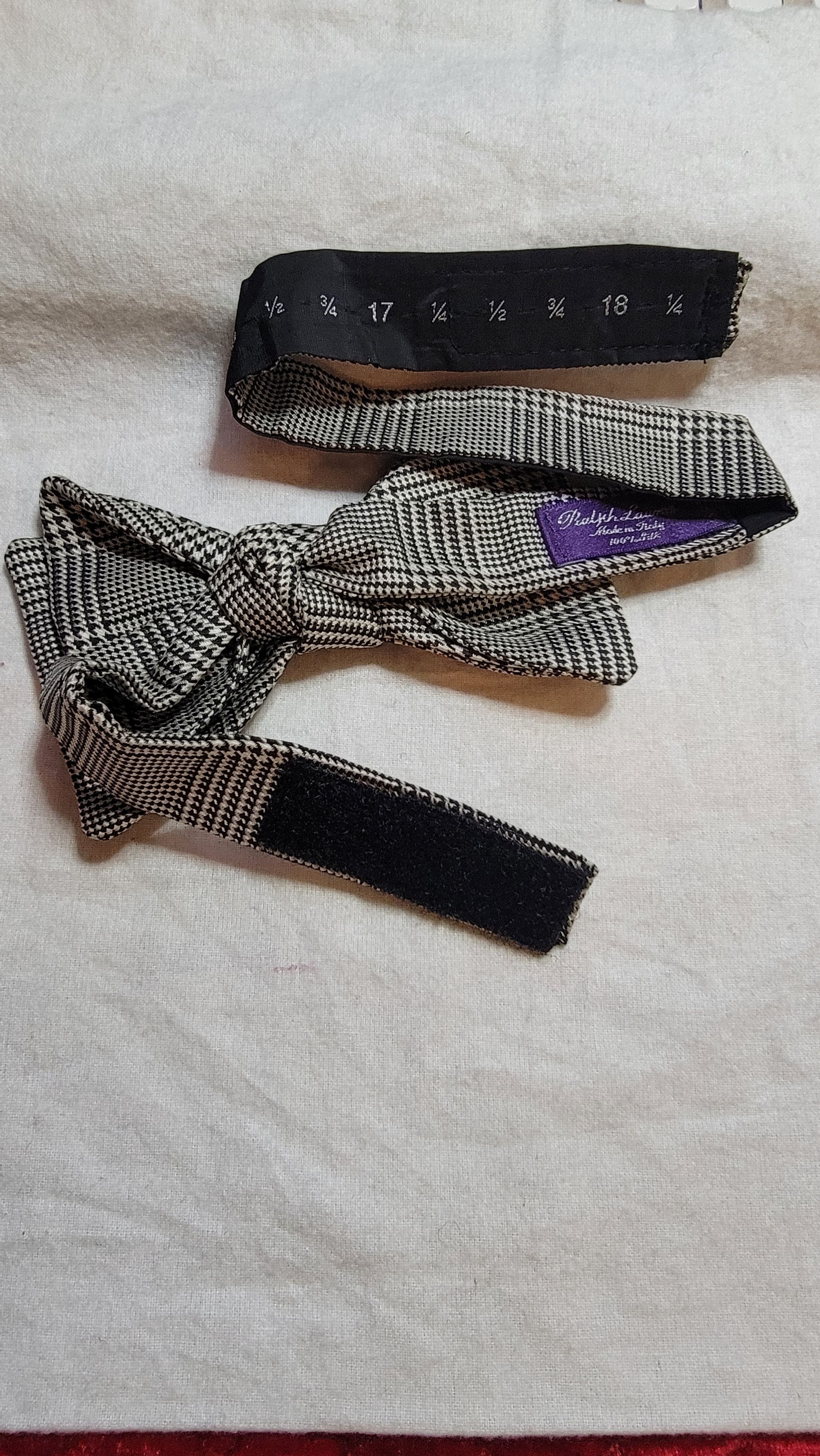 Ralph Lauren Purple Label Ralph Lauren Purple Label classic Glen plaid bow tie Size ONE SIZE - 5 Thumbnail