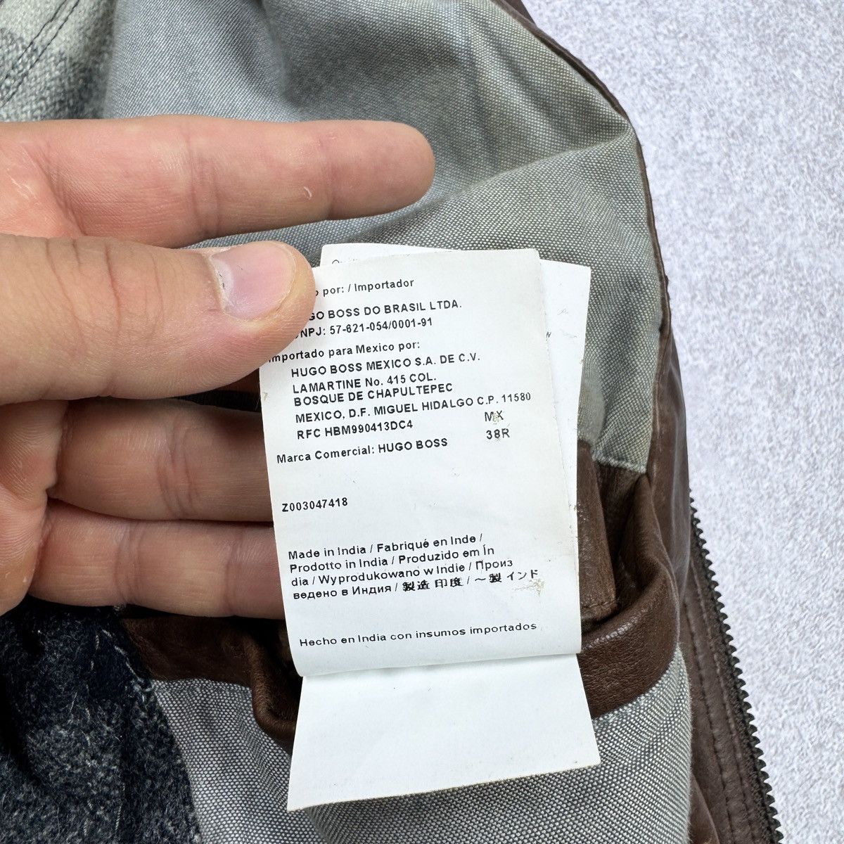 Hugo Boss Hugo Boss Joey-W Thermore Cow Leather Warm Jacket Size 48 Size US M / EU 48-50 / 2 - 16 Thumbnail
