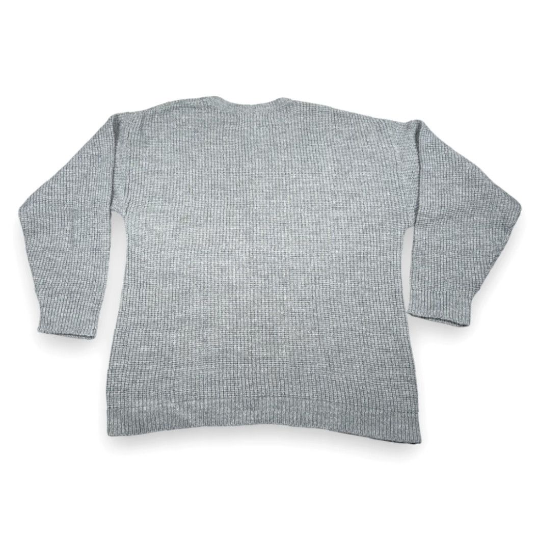 Vintage VINTAGE Le Tigre Sweater Adult 2XL Gray USA Acrylic Knit Oversized 90s Size US XXL / EU 58 / 5 - 3 Thumbnail